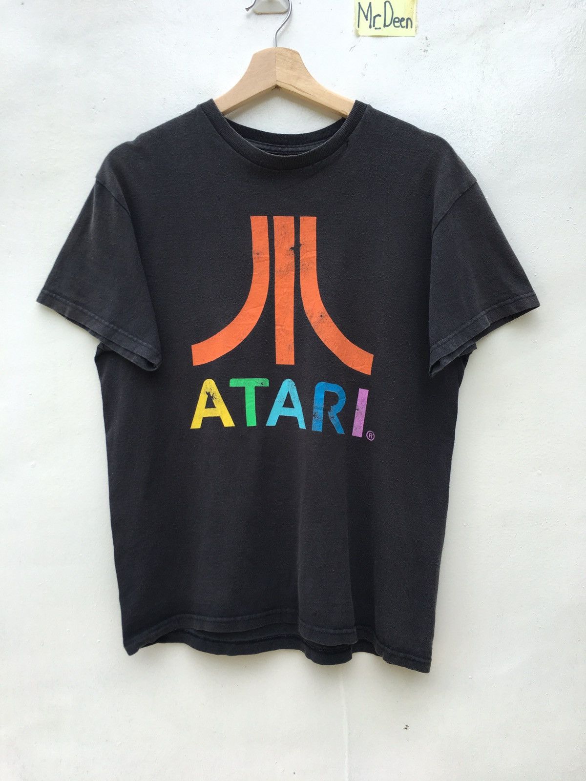 Japanese Brand Atari as wore by Thom Yorke Radiohead Streetwear Band Tee Size US M / EU 48-50 / 2 - 2 Thumbnail