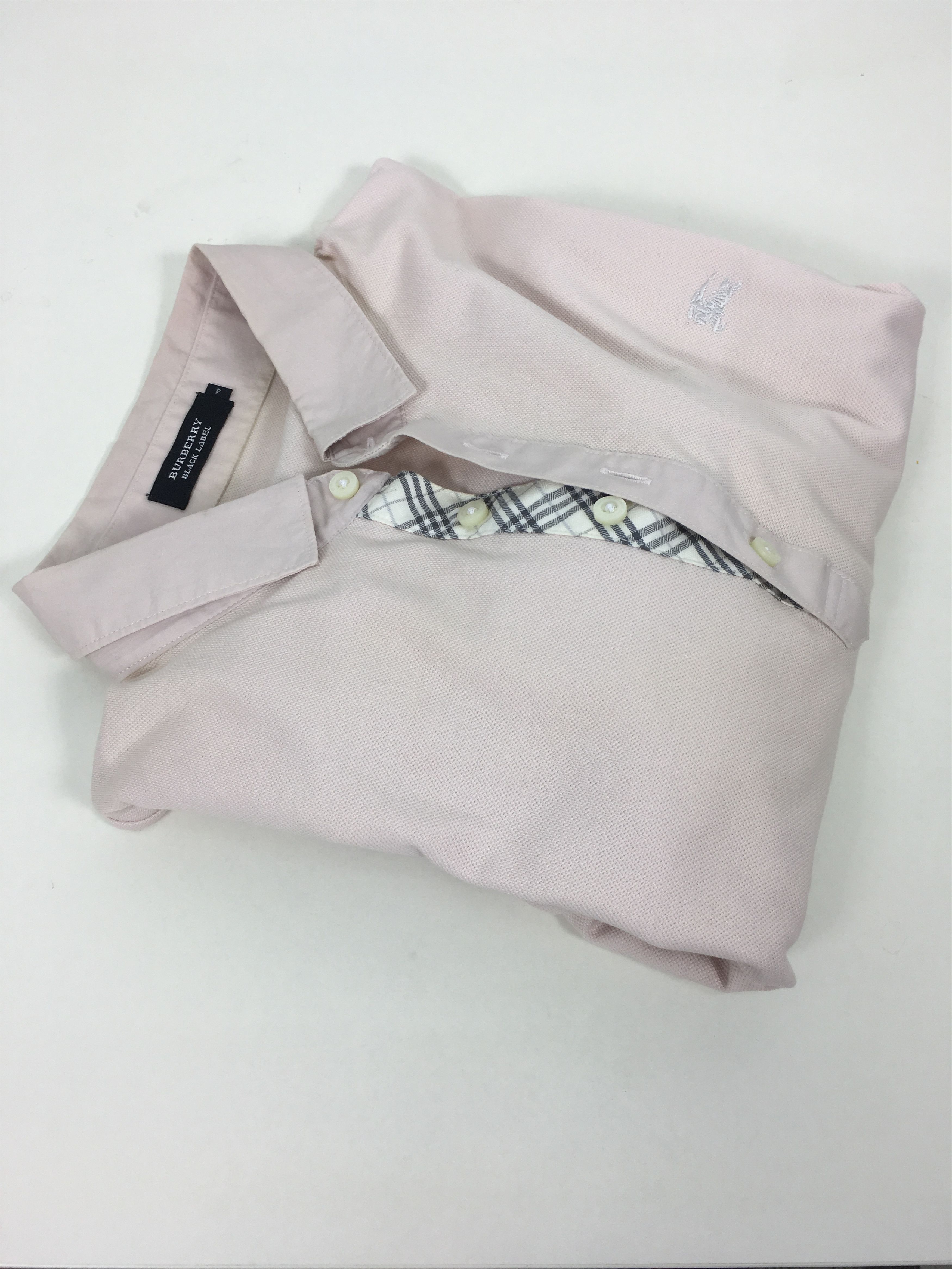 Burberry Vintage Burberry Black Label Collar Shirt Size US XL / EU 56 / 4 - 1 Thumbnail