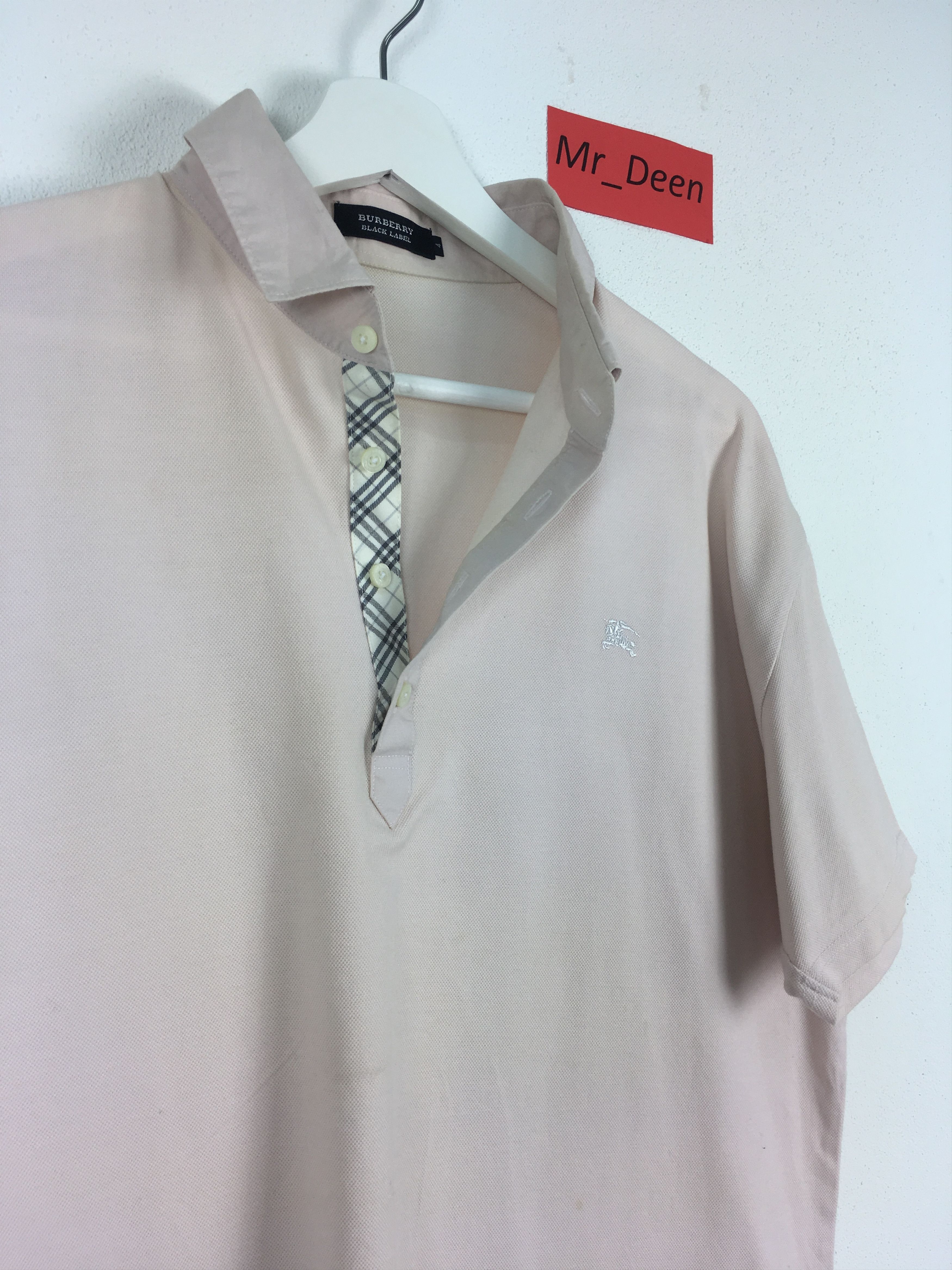 Burberry Vintage Burberry Black Label Collar Shirt Size US XL / EU 56 / 4 - 5 Thumbnail