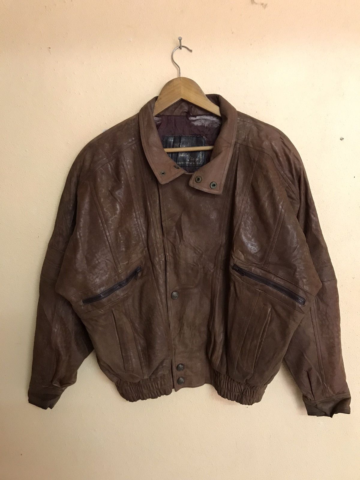 Other LEATHER JACKET RACING STYLE Size US L / EU 52-54 / 3 - 1 Thumbnail