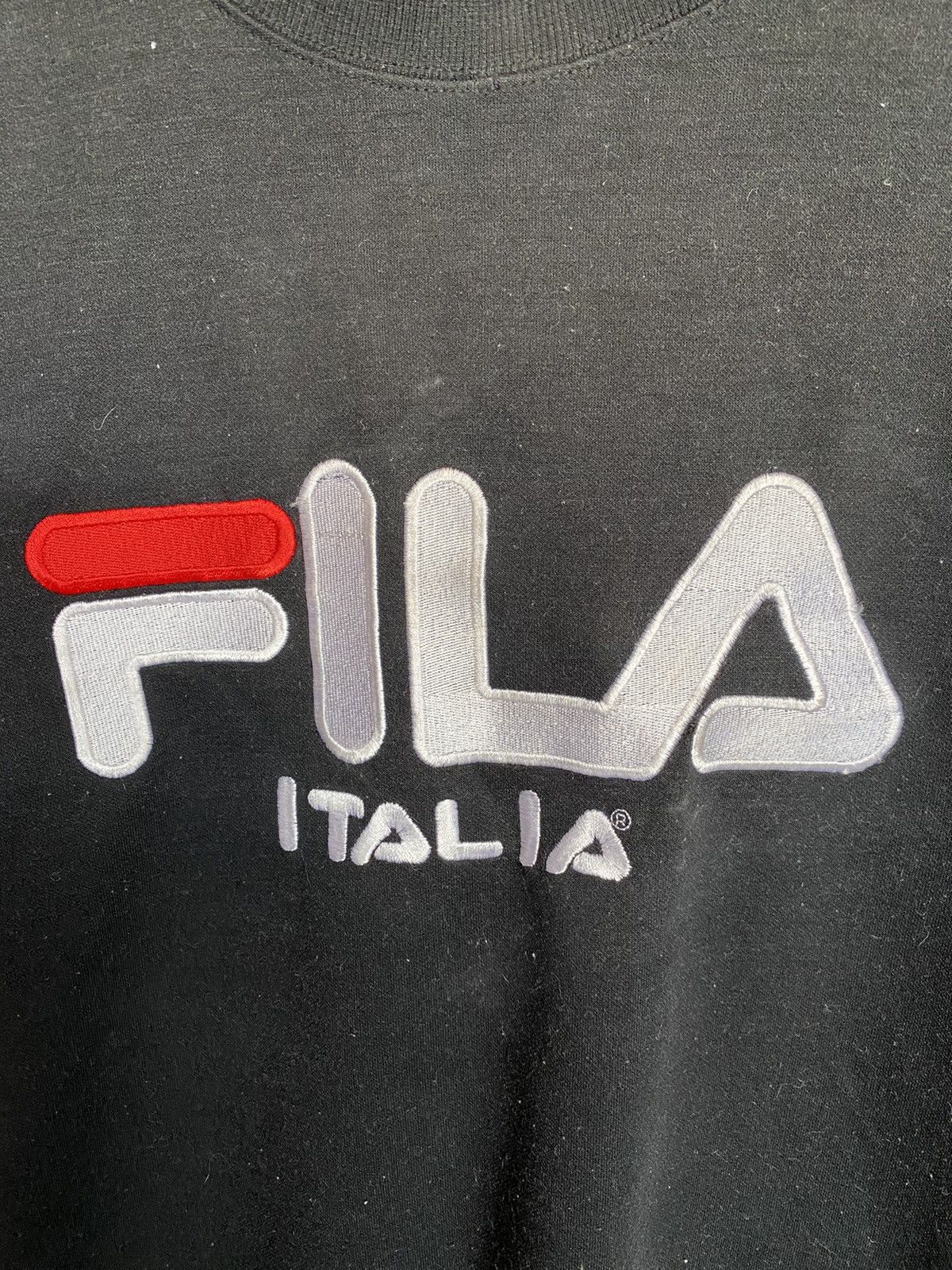 Fila × Vintage ⚡️Steals⚡️ Fila Embroidery Spellout Big Logo Size US L / EU 52-54 / 3 - 5 Thumbnail