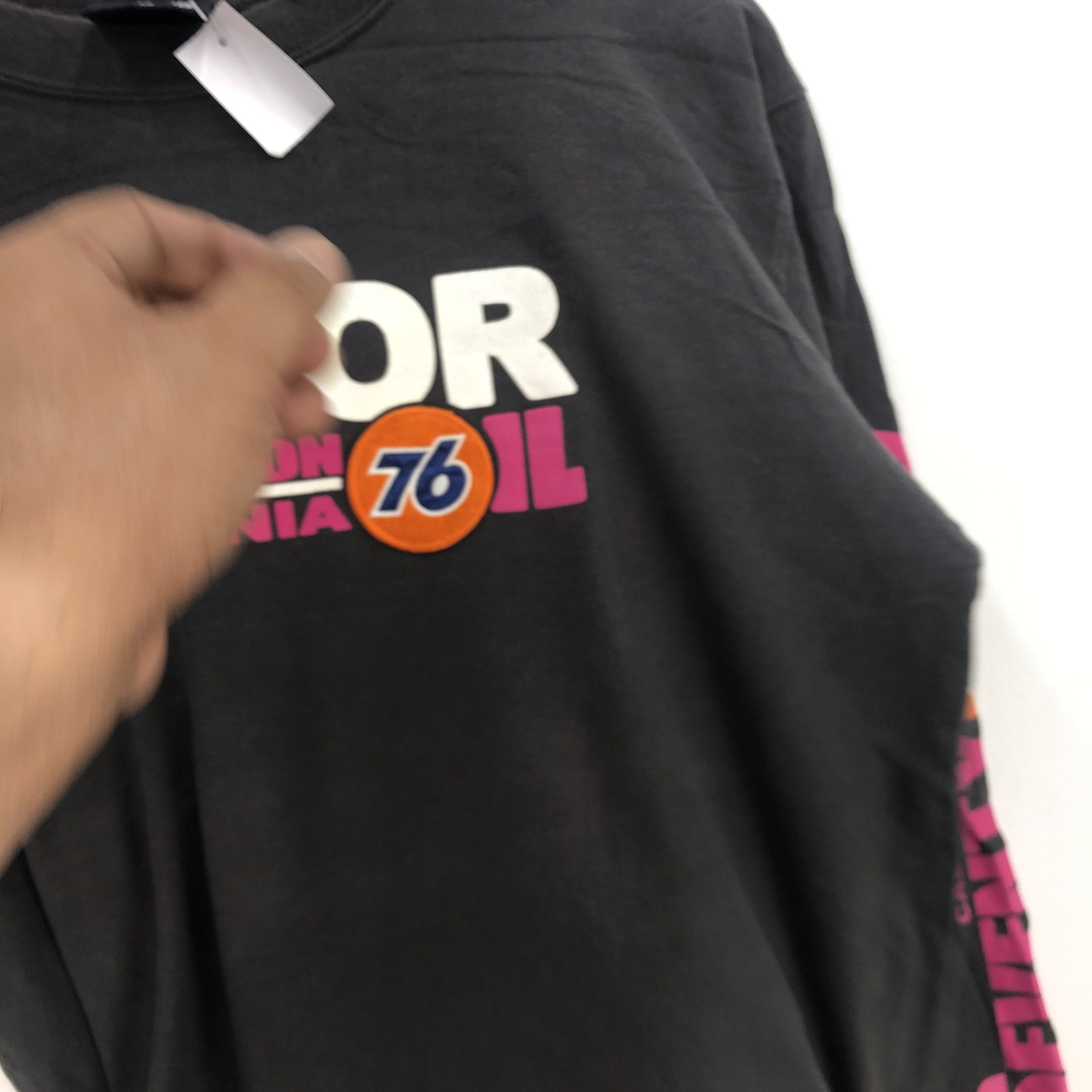 Japanese Brand × Vintage Vintage 76 Lubricant Motor T Shirt Racing Motorcycle Tees Size US L / EU 52-54 / 3 - 8 Thumbnail