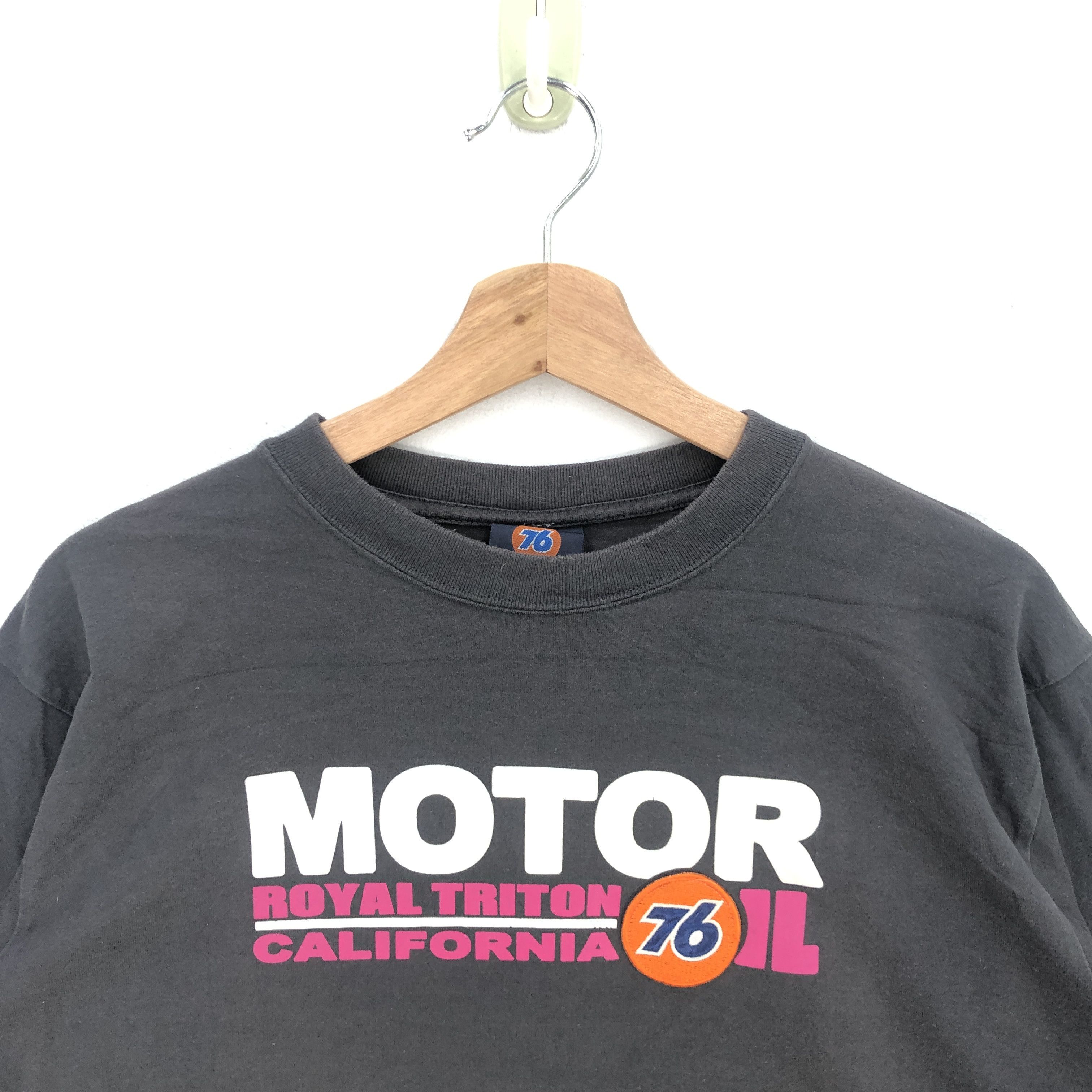 Japanese Brand × Vintage Vintage 76 Lubricant Motor T Shirt Racing Motorcycle Tees Size US L / EU 52-54 / 3 - 5 Thumbnail