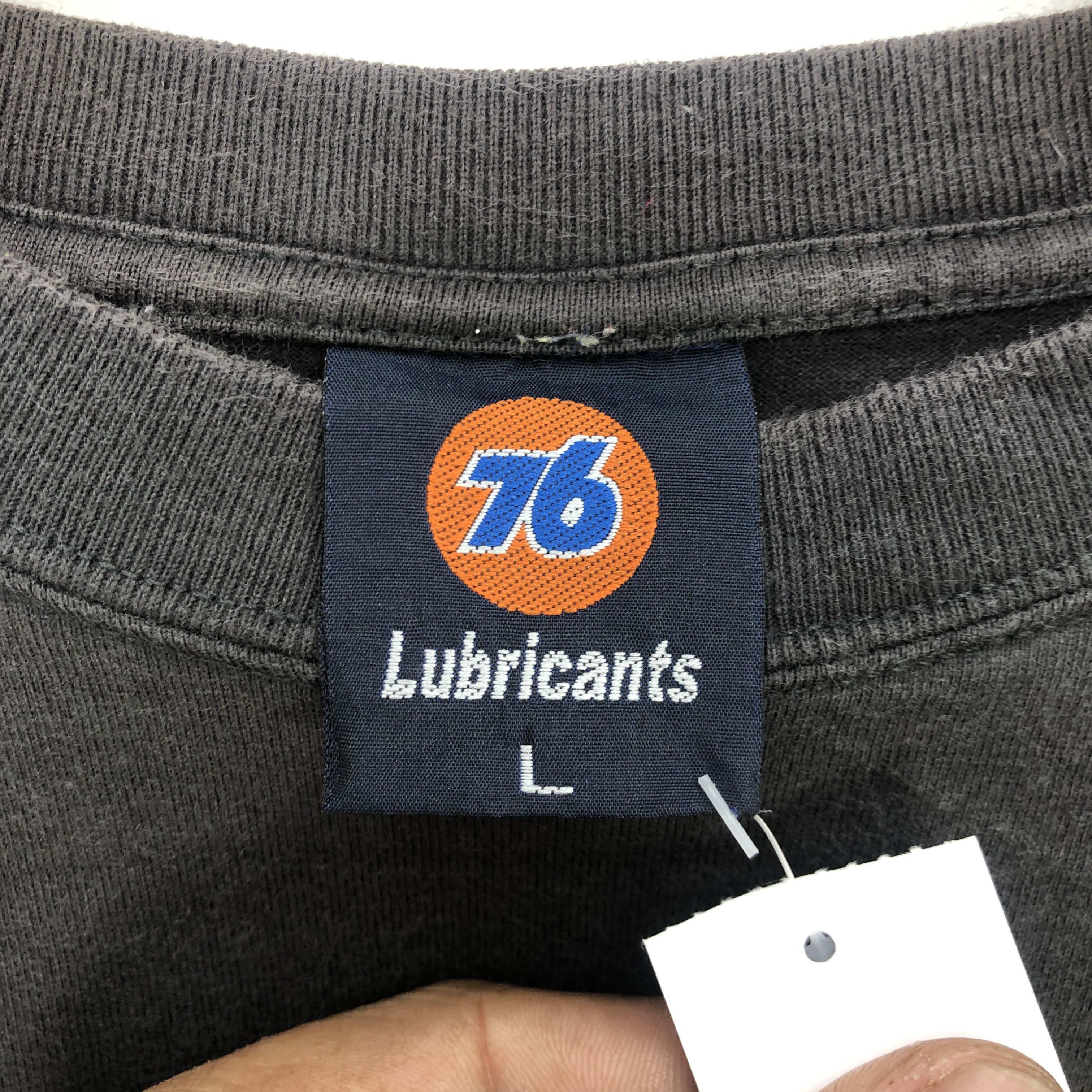 Japanese Brand × Vintage Vintage 76 Lubricant Motor T Shirt Racing Motorcycle Tees Size US L / EU 52-54 / 3 - 6 Thumbnail