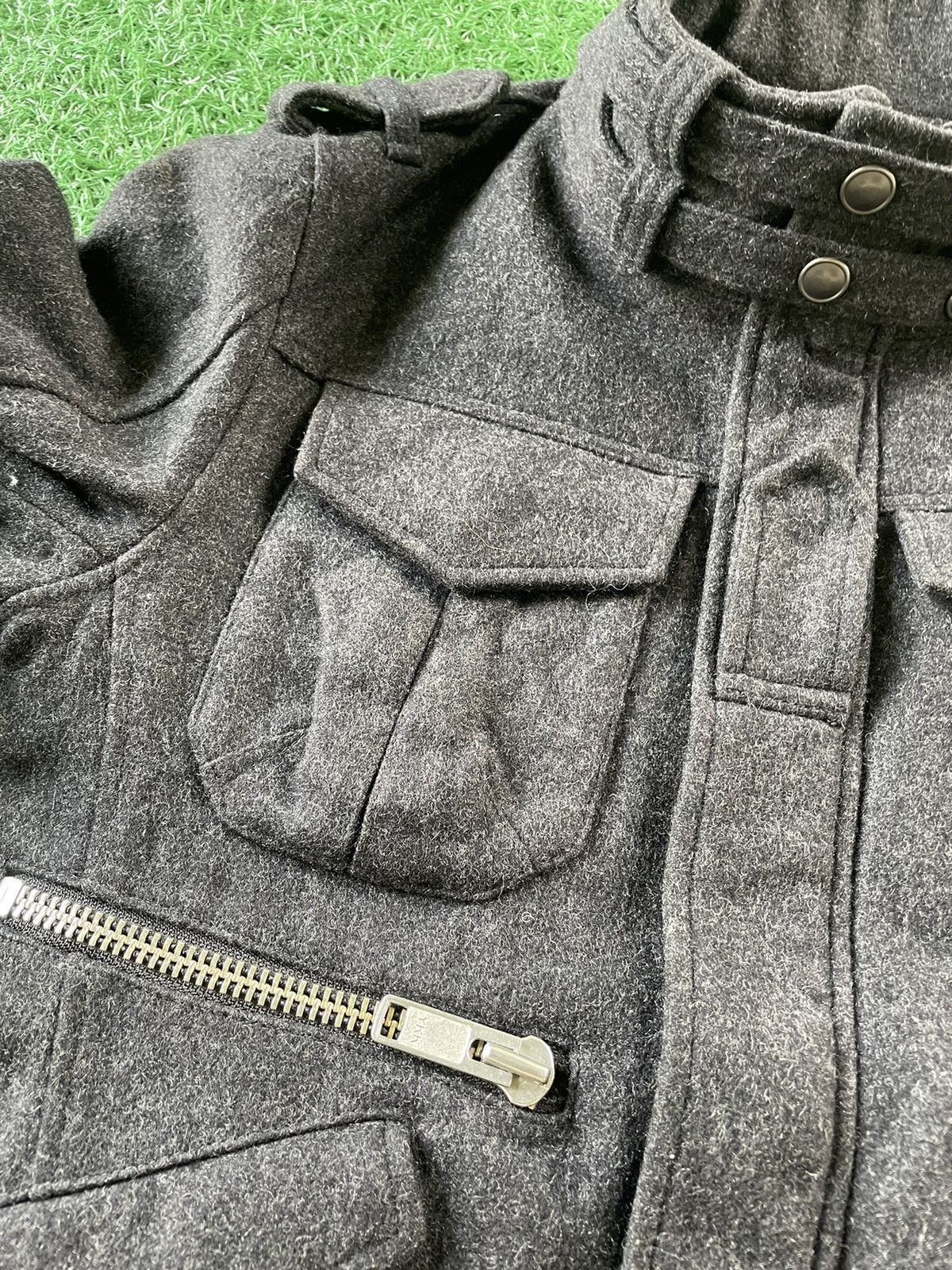 PPFM ⚡️STEALS⚡️PPFM Punk Wool Multipocket Zipper Jacket Size US M / EU 48-50 / 2 - 9 Thumbnail