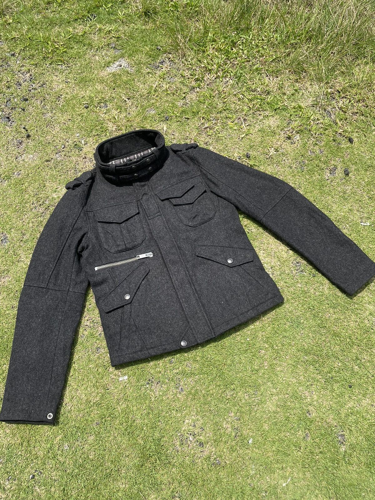 PPFM ⚡️STEALS⚡️PPFM Punk Wool Multipocket Zipper Jacket Size US M / EU 48-50 / 2 - 1 Thumbnail