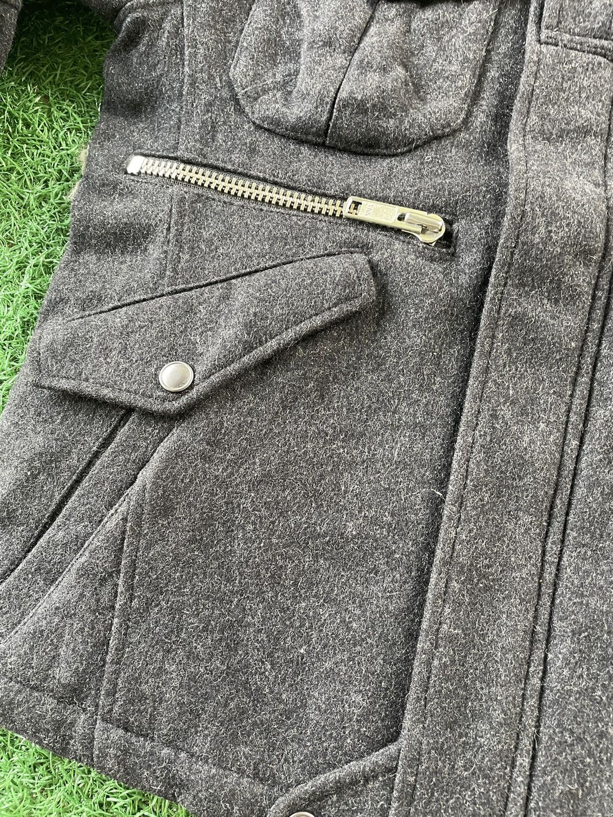 PPFM ⚡️STEALS⚡️PPFM Punk Wool Multipocket Zipper Jacket Size US M / EU 48-50 / 2 - 10 Thumbnail