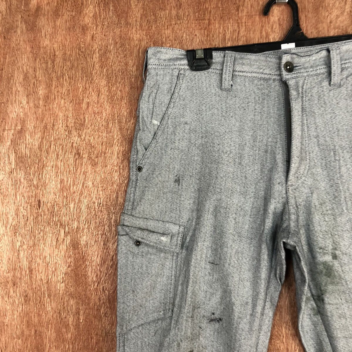 Japanese Brand Azito Grey Multipocket utility Cargo Pants #c940 Size US 32 / EU 48 - 6 Thumbnail