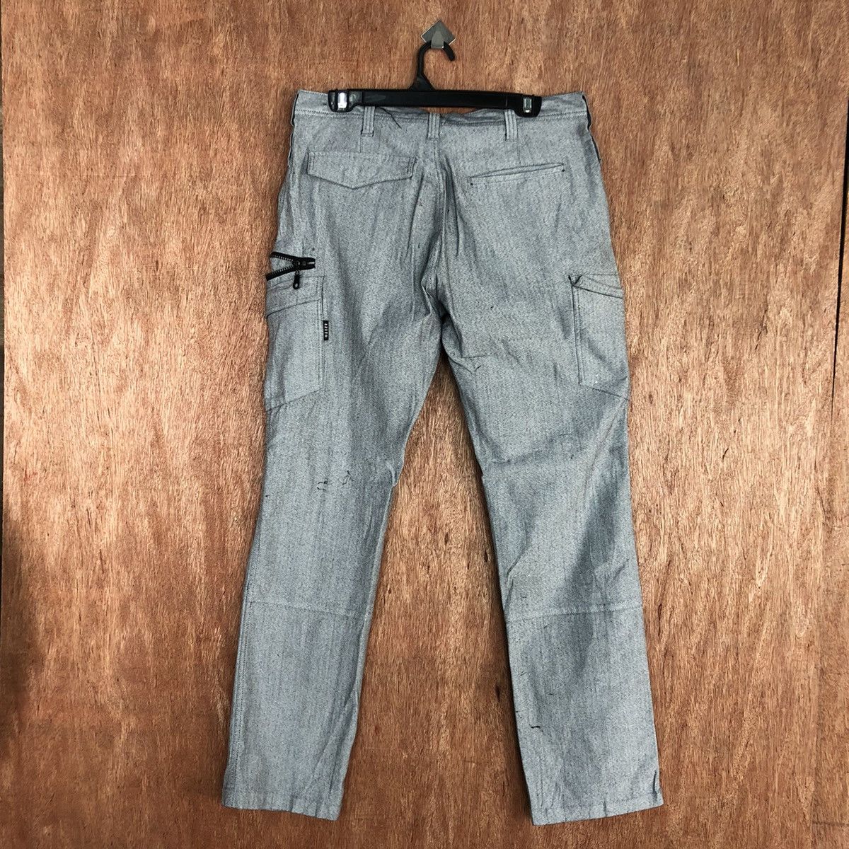 Japanese Brand Azito Grey Multipocket utility Cargo Pants #c940 Size US 32 / EU 48 - 10 Thumbnail
