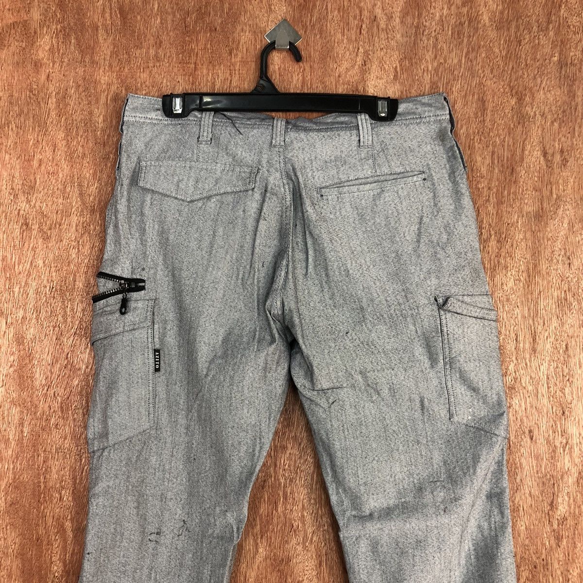 Japanese Brand Azito Grey Multipocket utility Cargo Pants #c940 Size US 32 / EU 48 - 11 Thumbnail