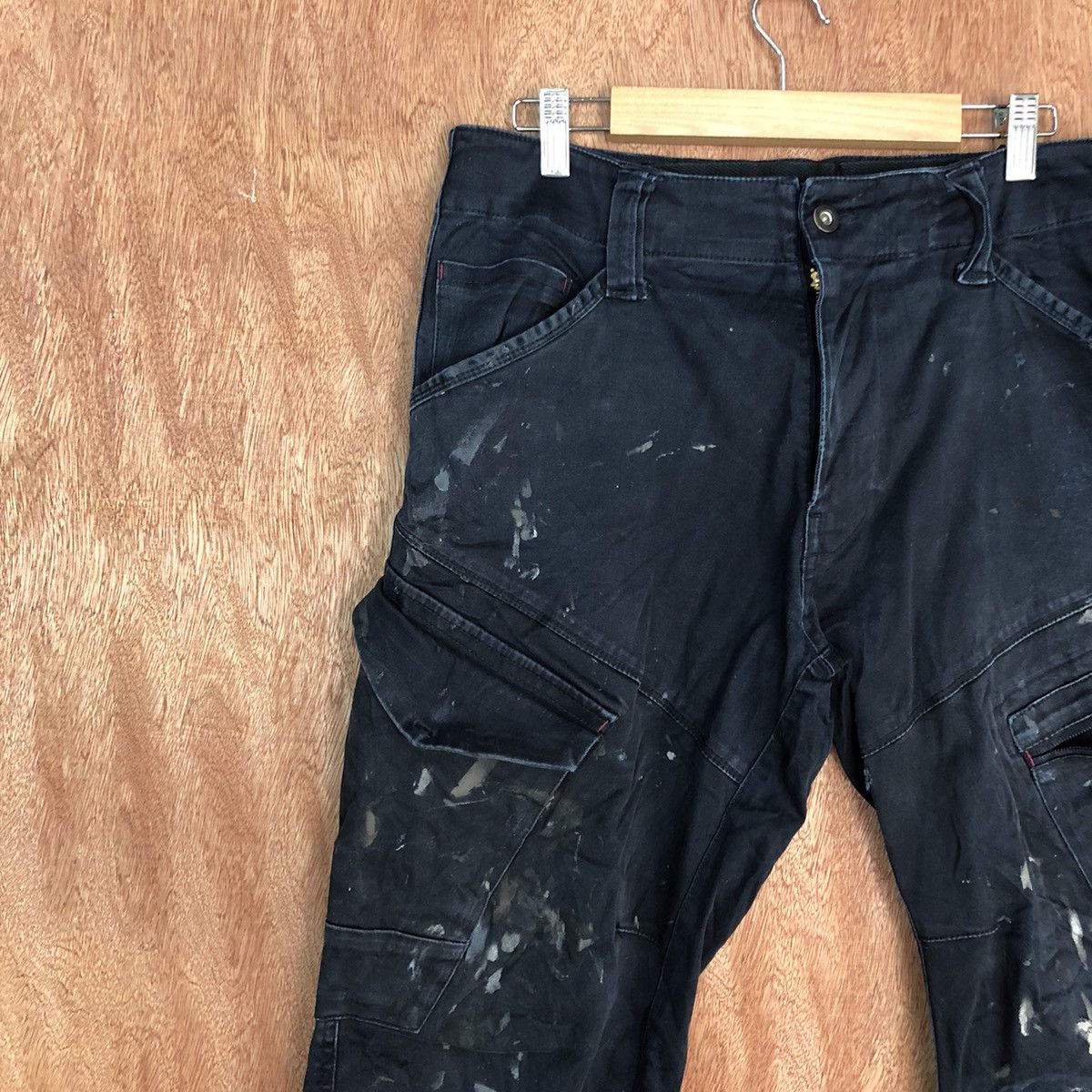 Faded Glory DLL Xebec Dark Blue Multipocket Cargo Pants #c927 Size US 32 / EU 48 - 6 Thumbnail