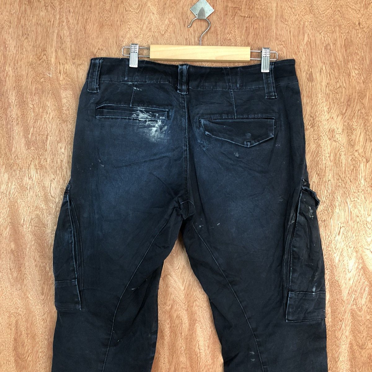 Faded Glory DLL Xebec Dark Blue Multipocket Cargo Pants #c927 Size US 32 / EU 48 - 12 Thumbnail