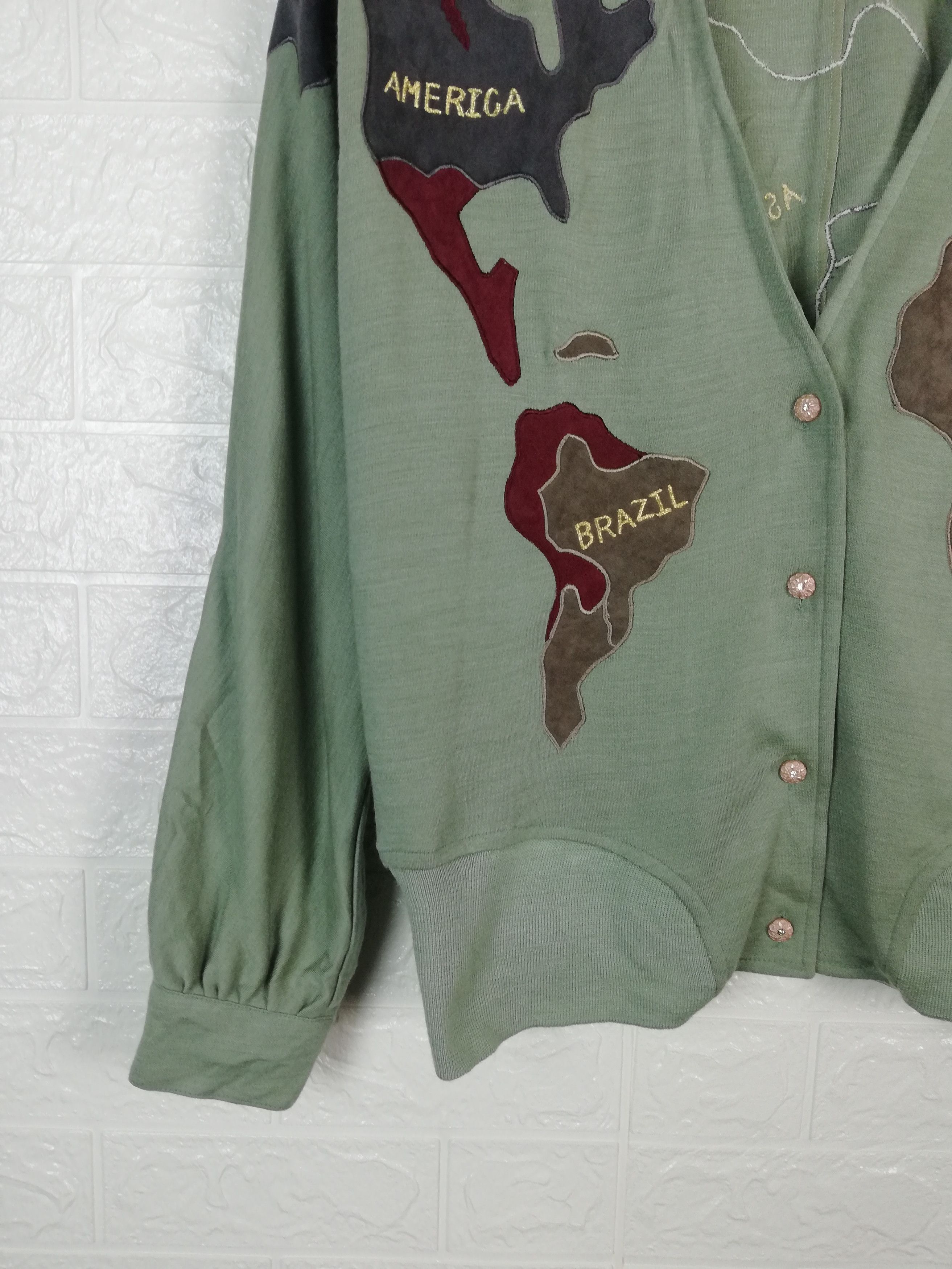 Designer × Japanese Brand 💥 Vintage Japanese Brand Milal Earth Cardigan #0717 DP💥 Size US L / EU 52-54 / 3 - 2 Thumbnail