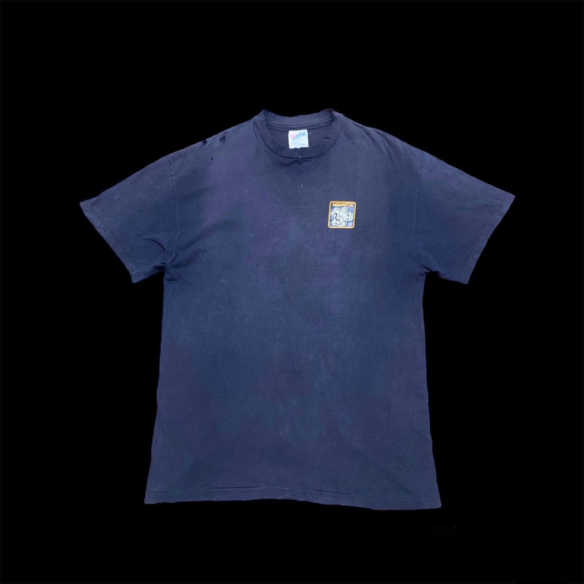 Vintage VINTAGE MICHELIN RACING DISTRESSED T SHIRT Size US L / EU 52-54 / 3 - 2 Thumbnail