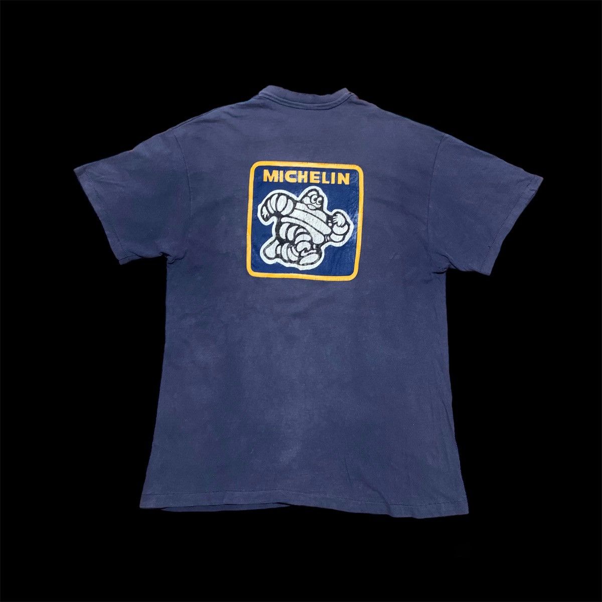 Vintage VINTAGE MICHELIN RACING DISTRESSED T SHIRT Size US L / EU 52-54 / 3 - 1 Thumbnail