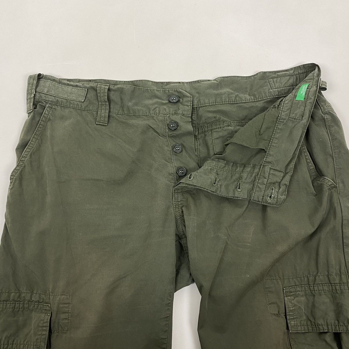 Benetton Benetton Sun Faded Cargo Pants Size US 36 / EU 52 - 13 Thumbnail