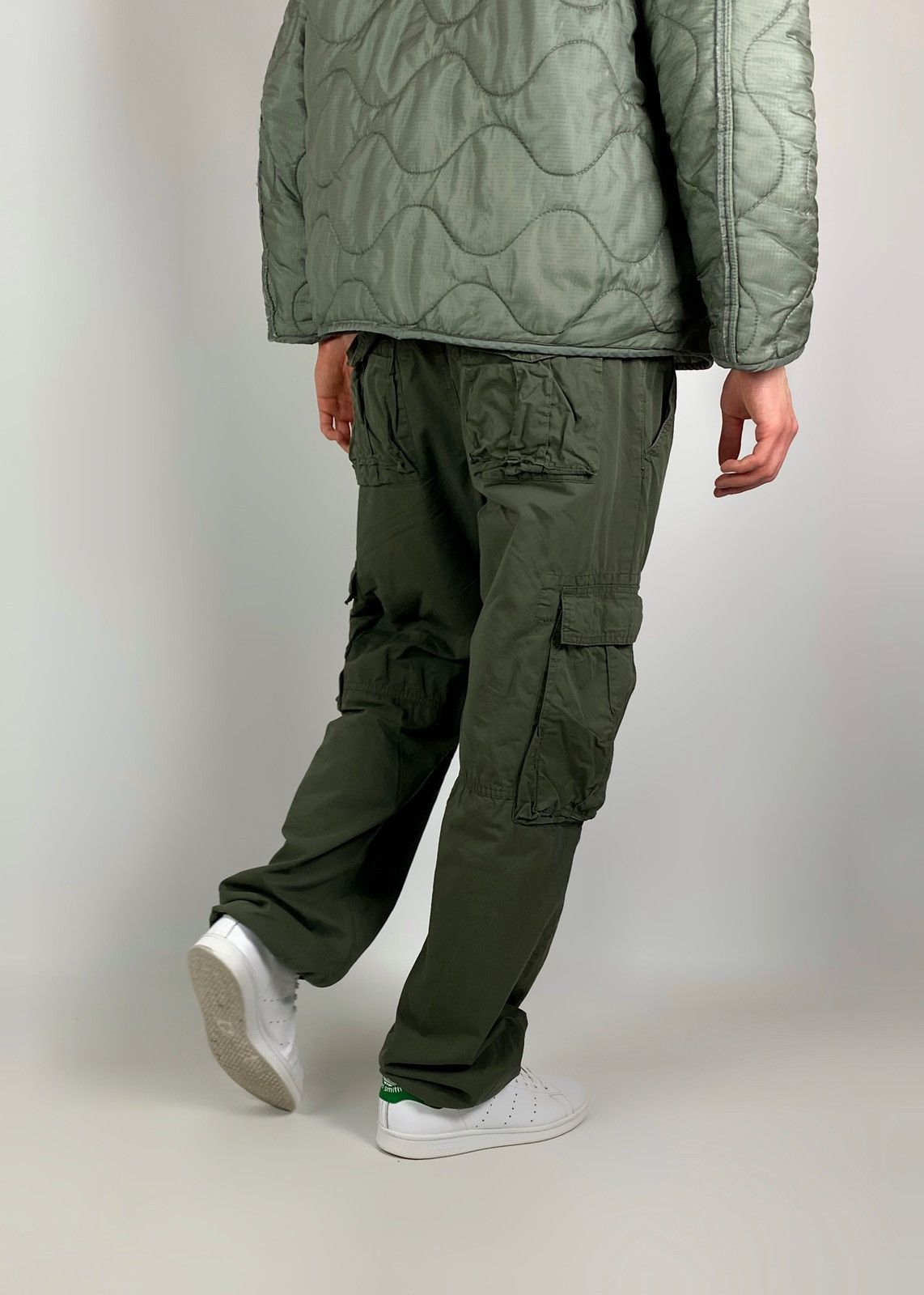 Benetton Benetton Sun Faded Cargo Pants Size US 36 / EU 52 - 2 Thumbnail