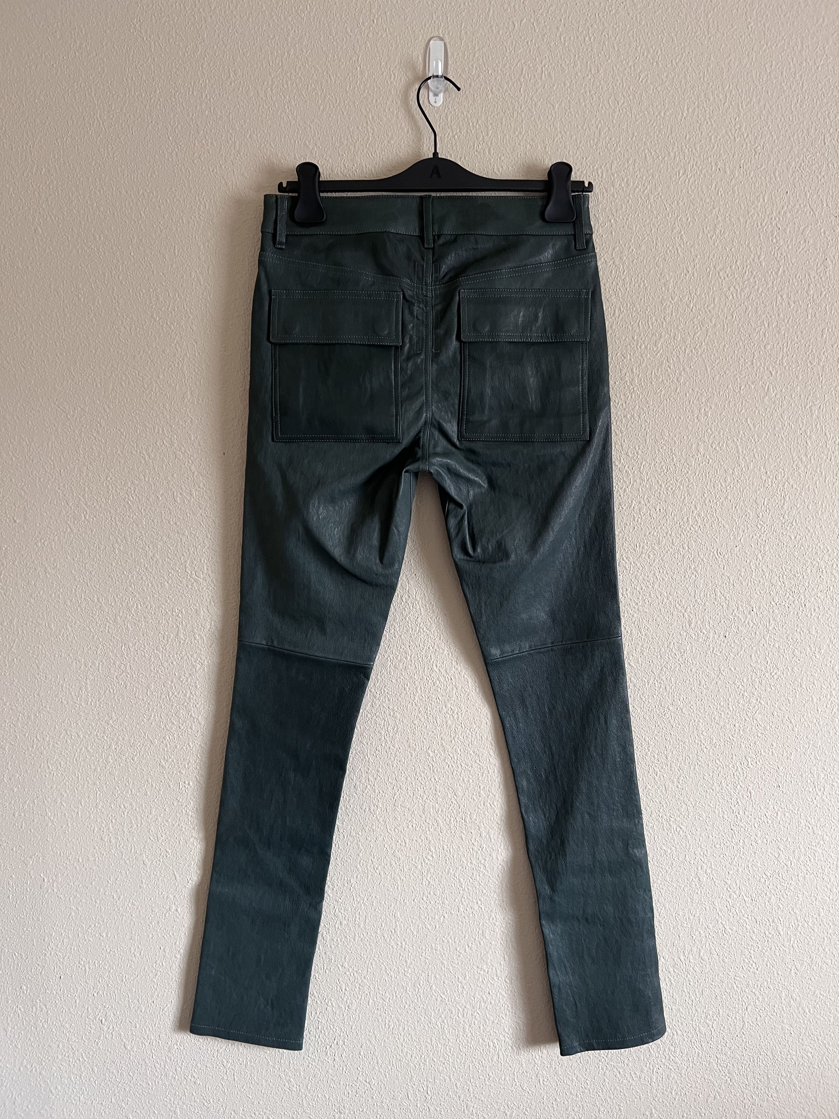 Rick Owens Rick Owens Strobe Leather Tyrone Pants in Teal Size US 30 / EU 46 - 5 Thumbnail