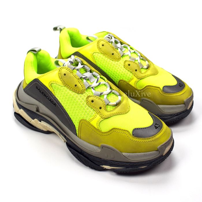 Balenciaga triple s sneakers neon ds grailed