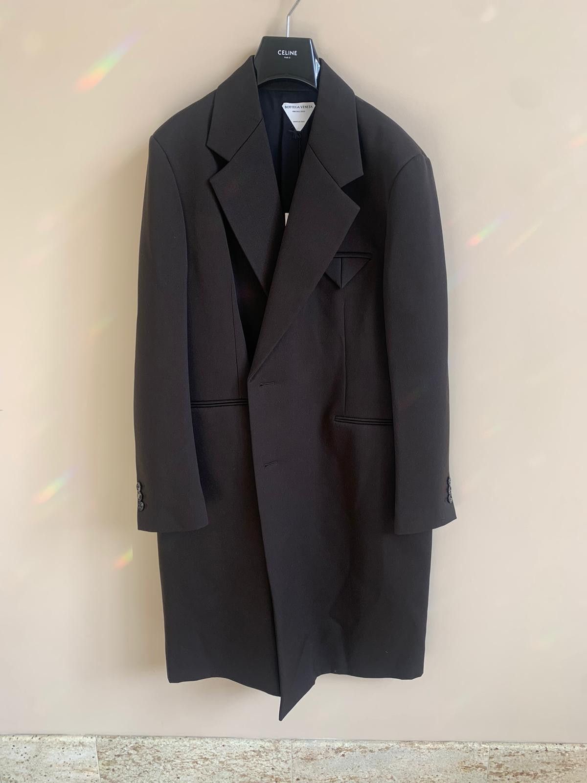 Bottega Veneta Coat Sponged Grain de Poudre in Cocoa Size US M / EU 48-50 / 2 - 13 Thumbnail