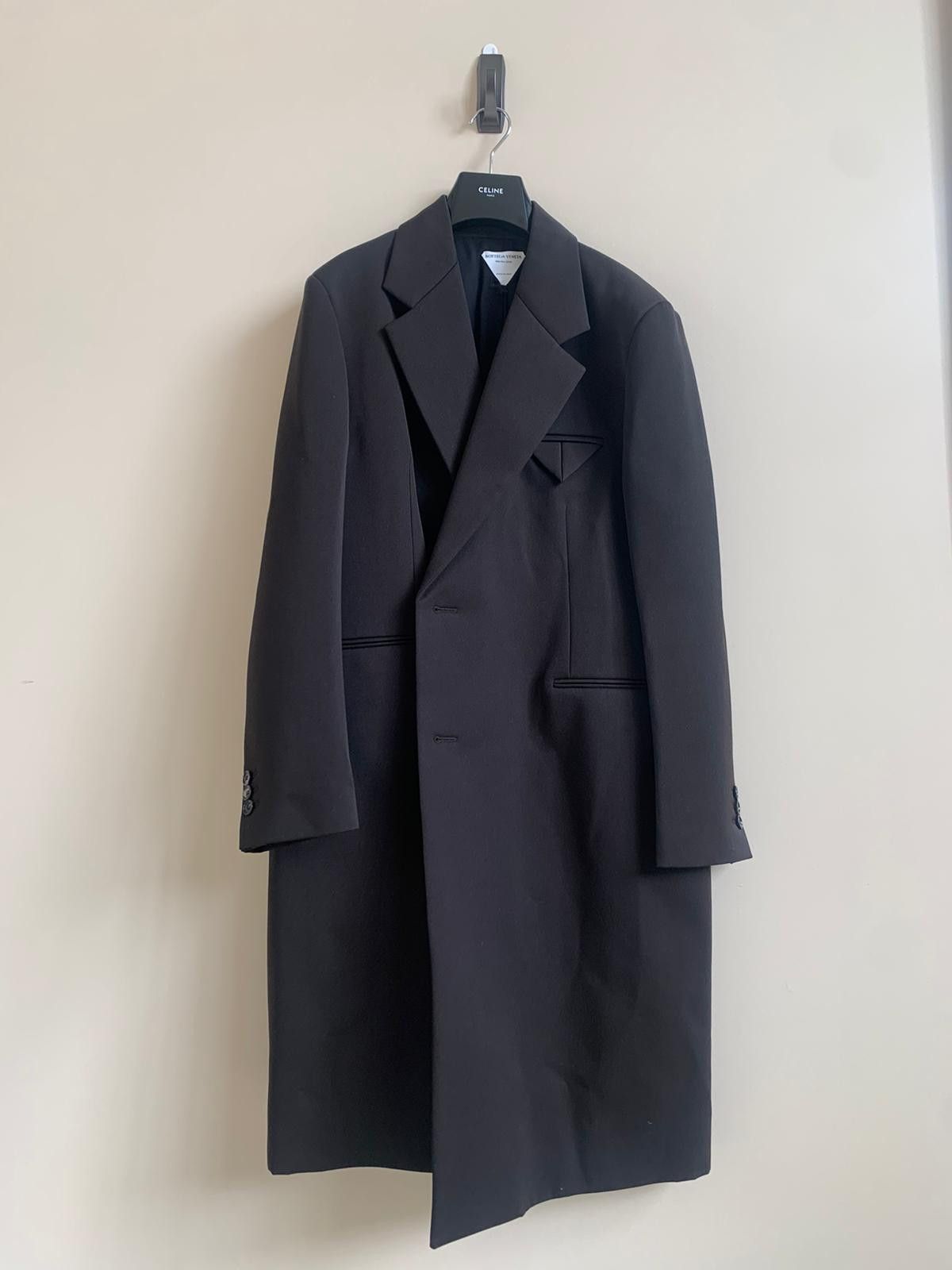 Bottega Veneta Coat Sponged Grain de Poudre in Cocoa Size US M / EU 48-50 / 2 - 2 Thumbnail