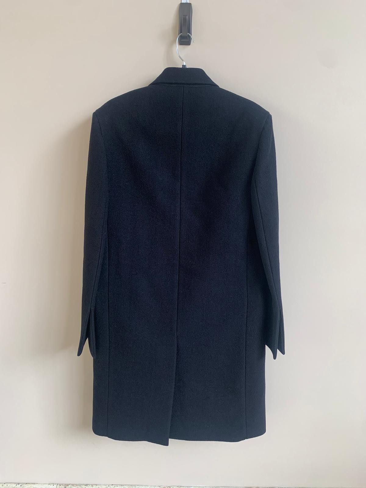Bottega Veneta Coat in Boiled Herringbone Wool in Black Size US M / EU 48-50 / 2 - 7 Thumbnail