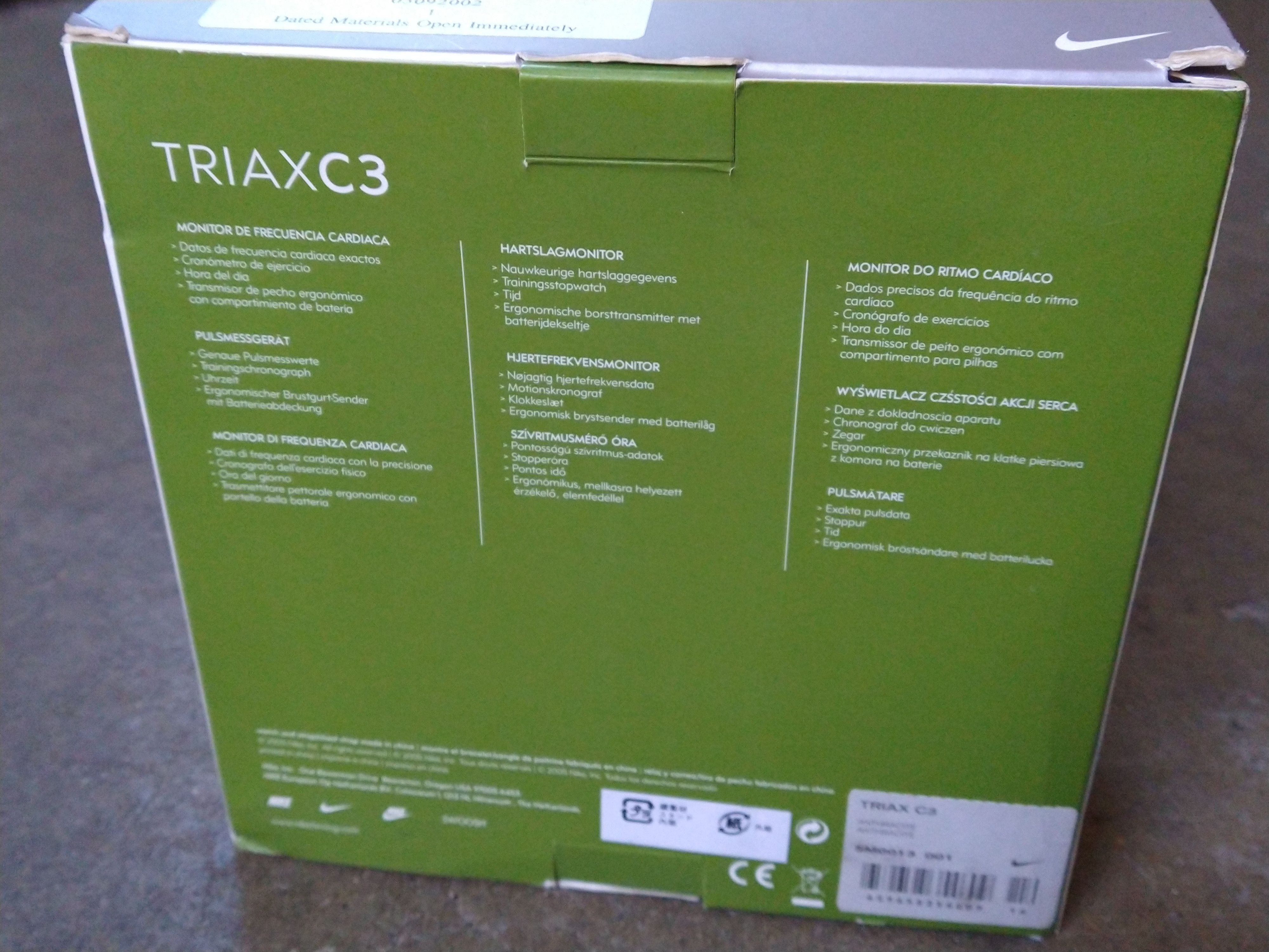 Nike Nike Watch Triax C3 Lipton Rubber Digital Wristwatch Sport Size ONE SIZE - 19 Thumbnail