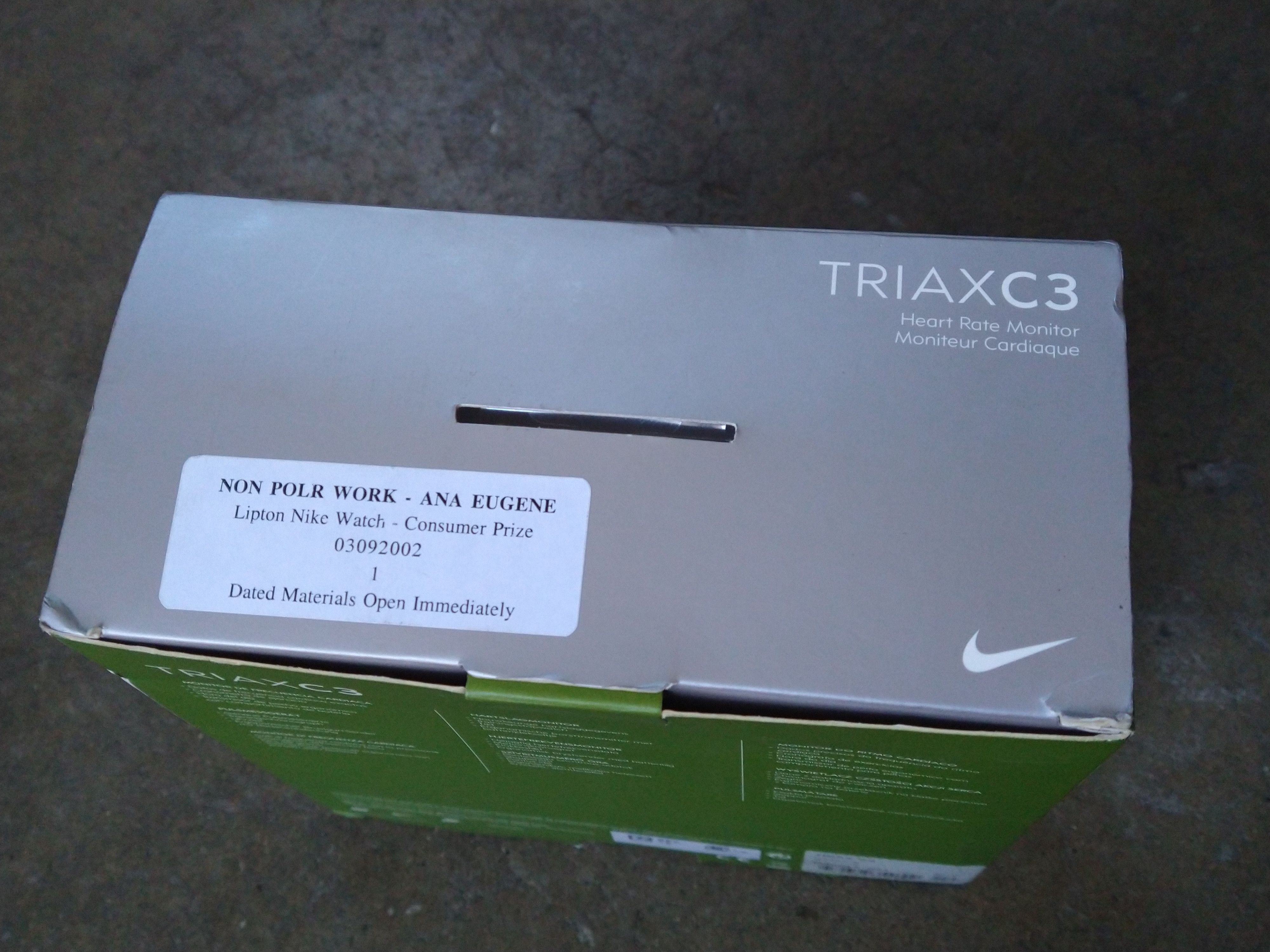 Nike Nike Watch Triax C3 Lipton Rubber Digital Wristwatch Sport Size ONE SIZE - 18 Thumbnail