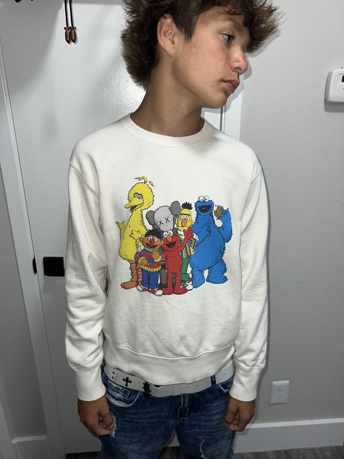 Sweater sesame street uniqlo deals