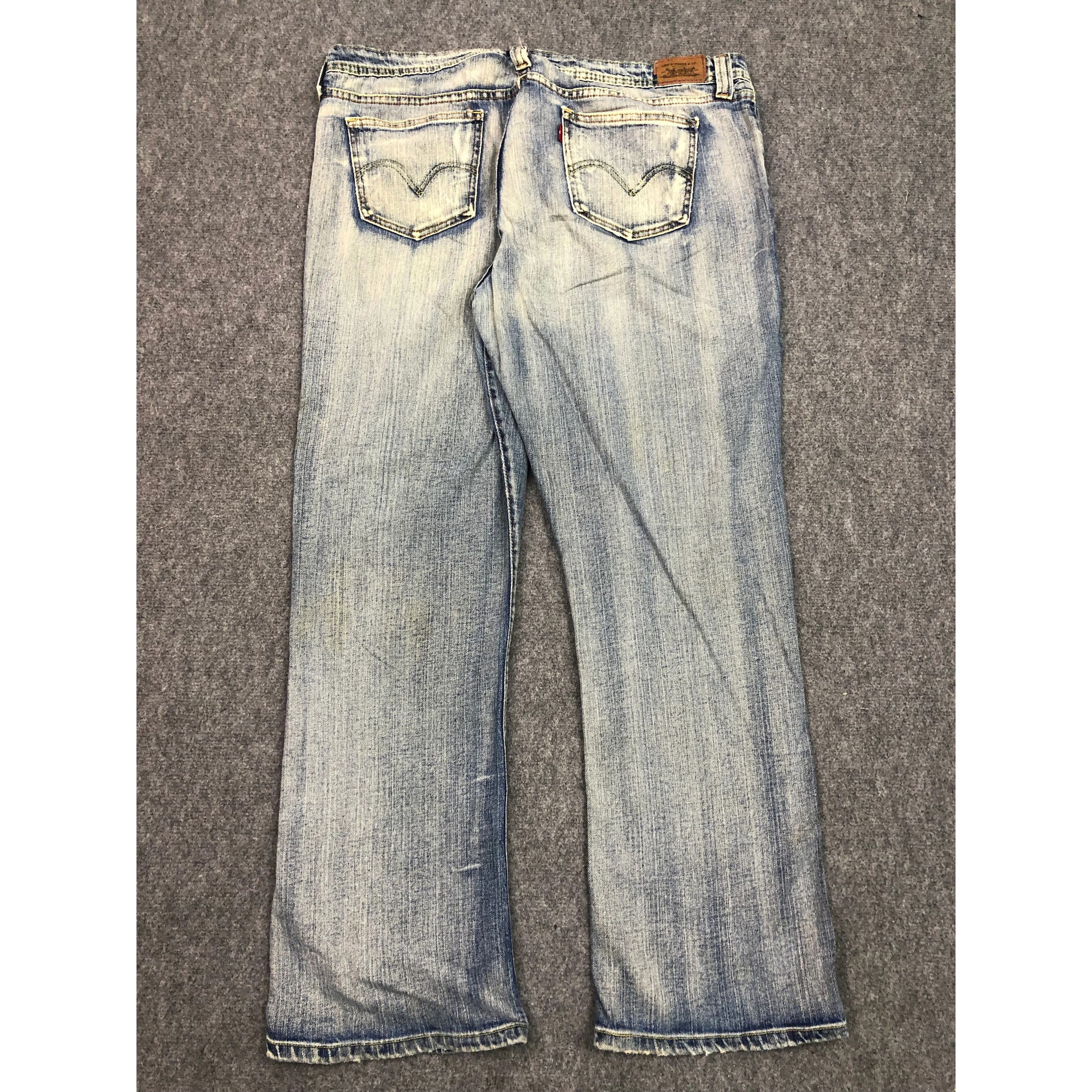 Levi's Vintage Sun Faded Levis 518 Jeans Bootcut Flared DP0392 Size US 42 / EU 58 - 2 Thumbnail
