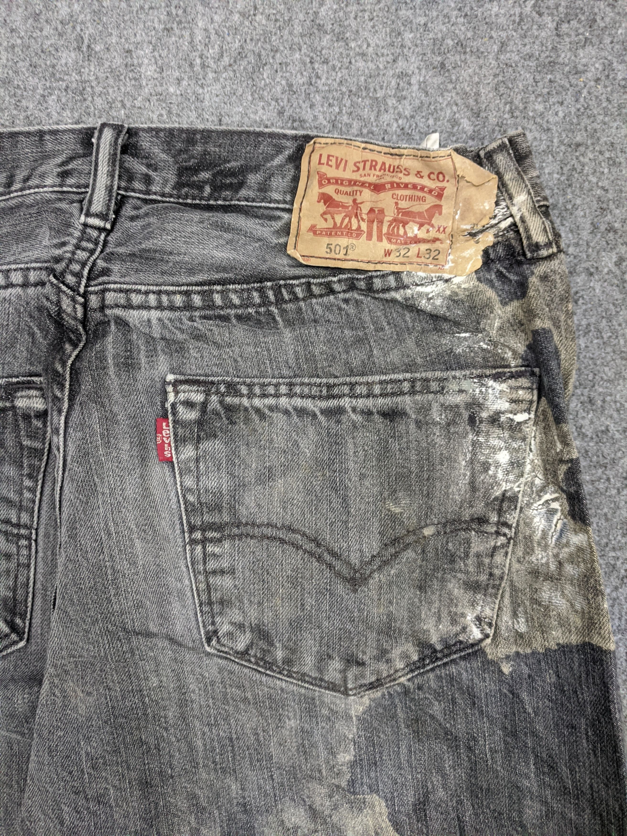 Levi's Vintage Levis 501 Distressed Jeans DP0691 Size US 32 / EU 48 - 11 Thumbnail