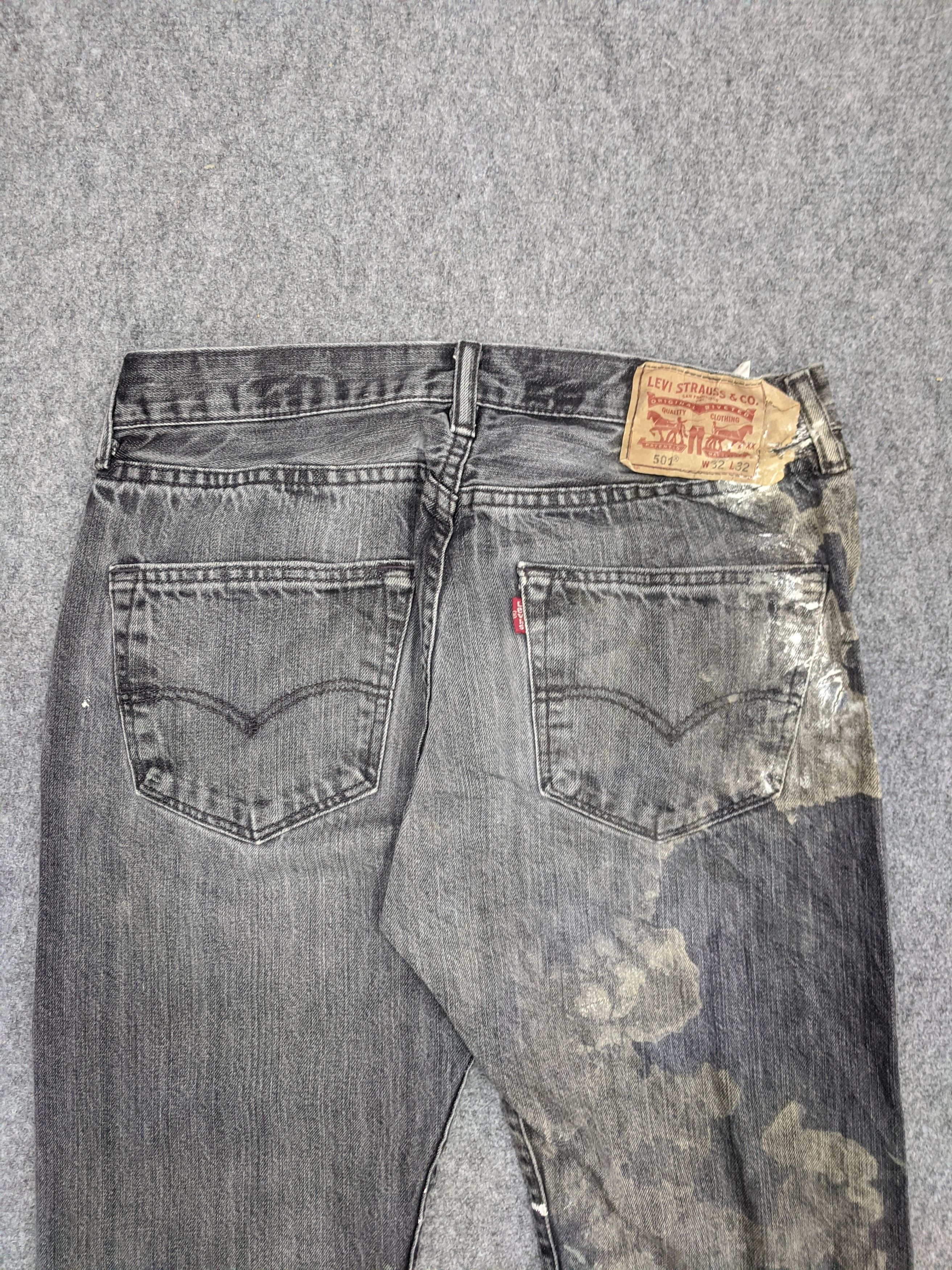 Levi's Vintage Levis 501 Distressed Jeans DP0691 Size US 32 / EU 48 - 4 Thumbnail