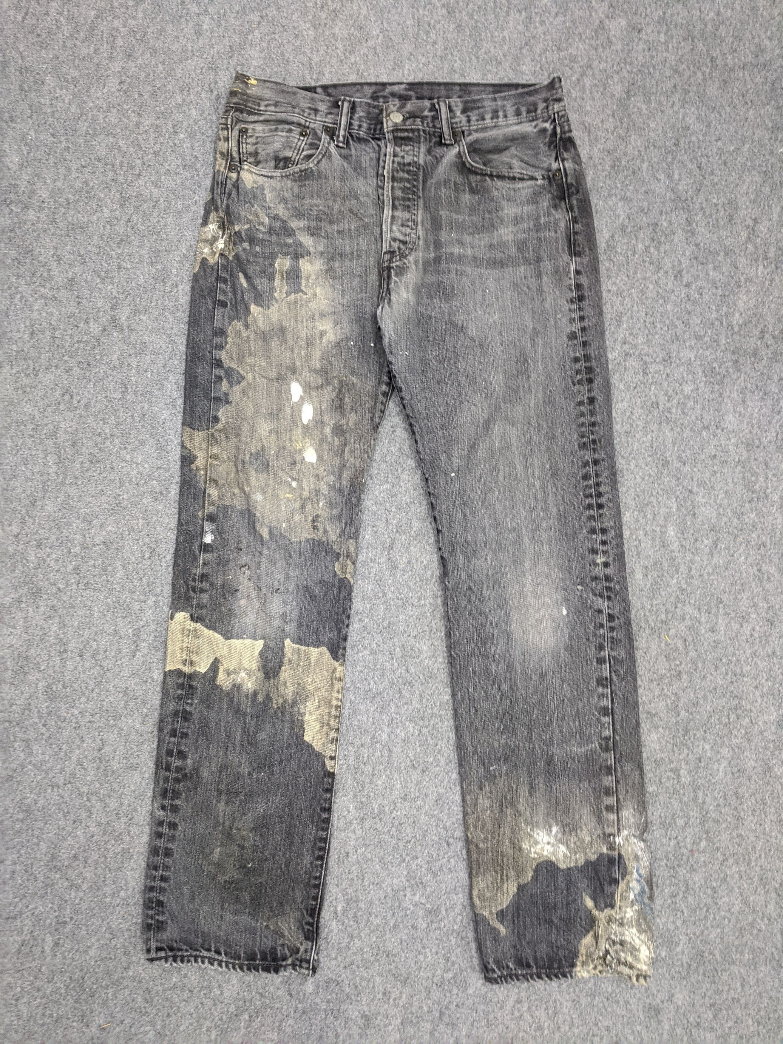 Levi's Vintage Levis 501 Distressed Jeans DP0691 Size US 32 / EU 48 - 1 Thumbnail