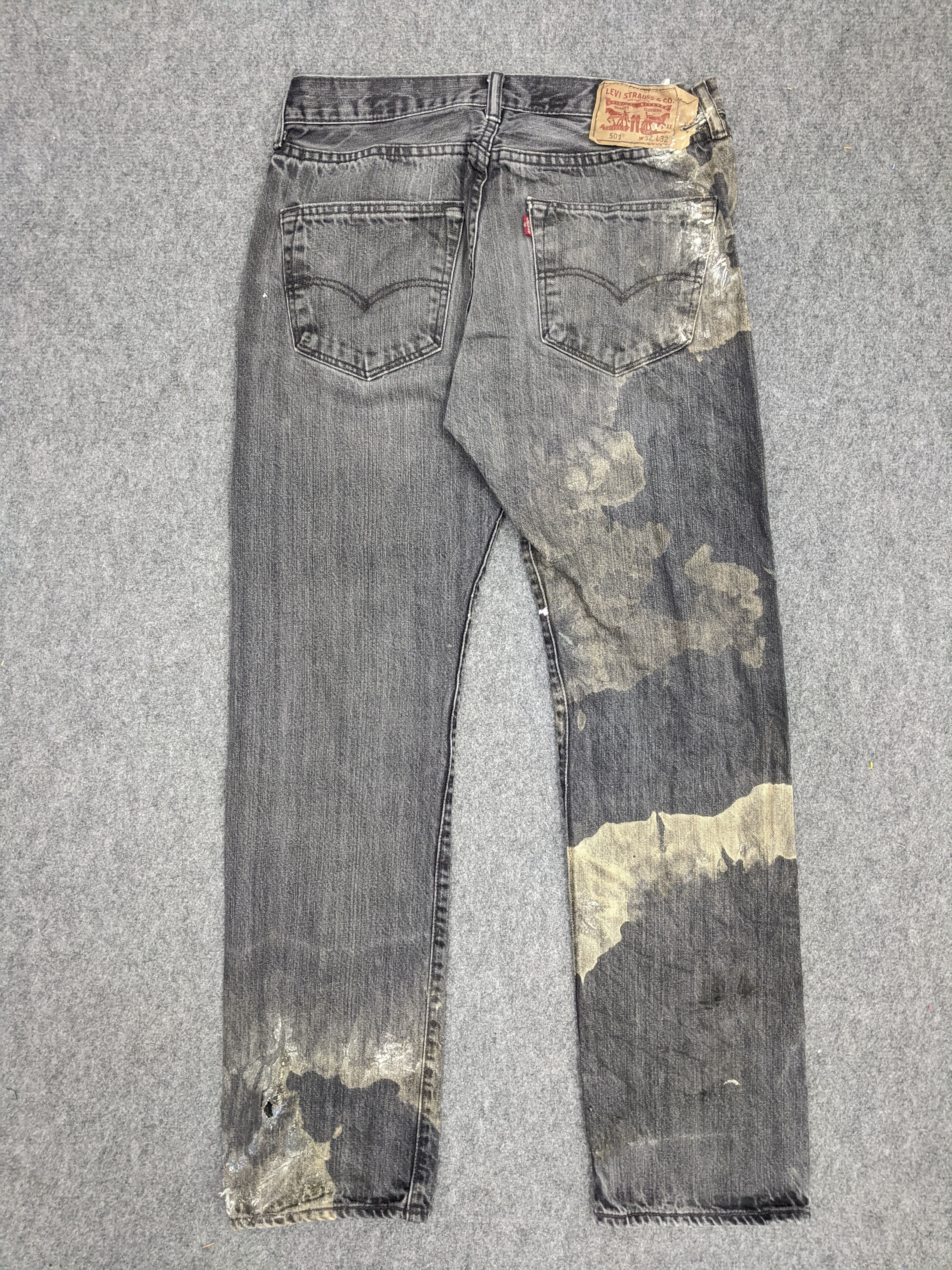 Levi's Vintage Levis 501 Distressed Jeans DP0691 Size US 32 / EU 48 - 3 Thumbnail