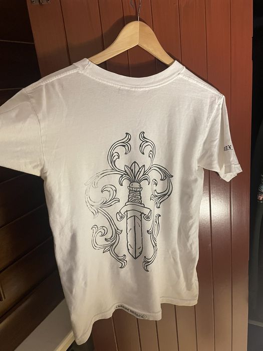 Chrome Hearts White Chrome Hearts Maxfield Los Angeles Dagger Tee