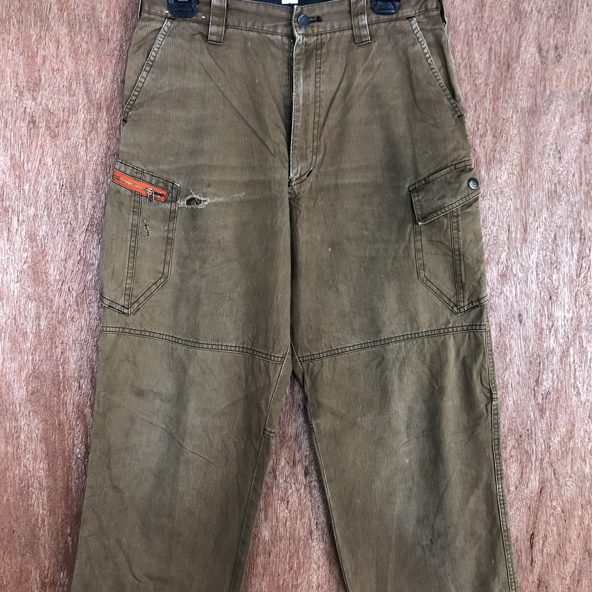 Faded Glory DLL Jawin Brown Multipocket Tactical Cargo Pants #c930 Size US 30 / EU 46 - 4 Thumbnail