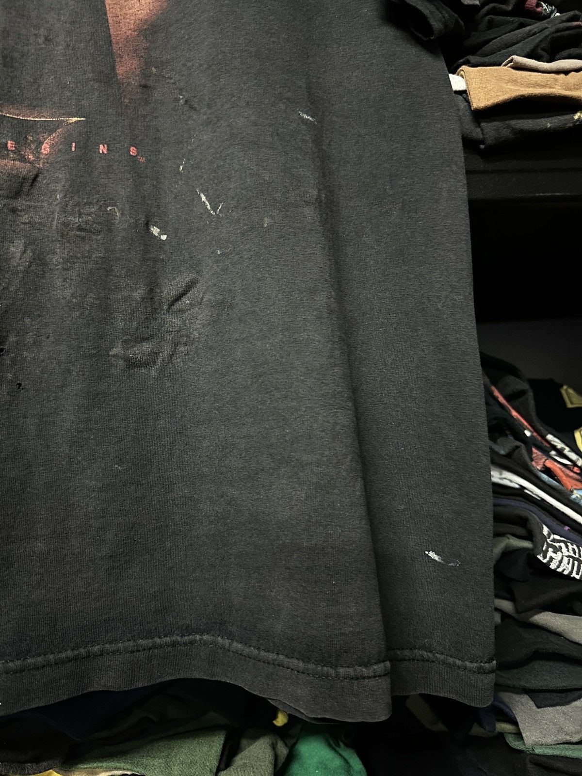 DC Comics × Vintage Vintage Distressed Batman Begins Promo Sun Faded Tee Size US XL / EU 56 / 4 - 8 Thumbnail