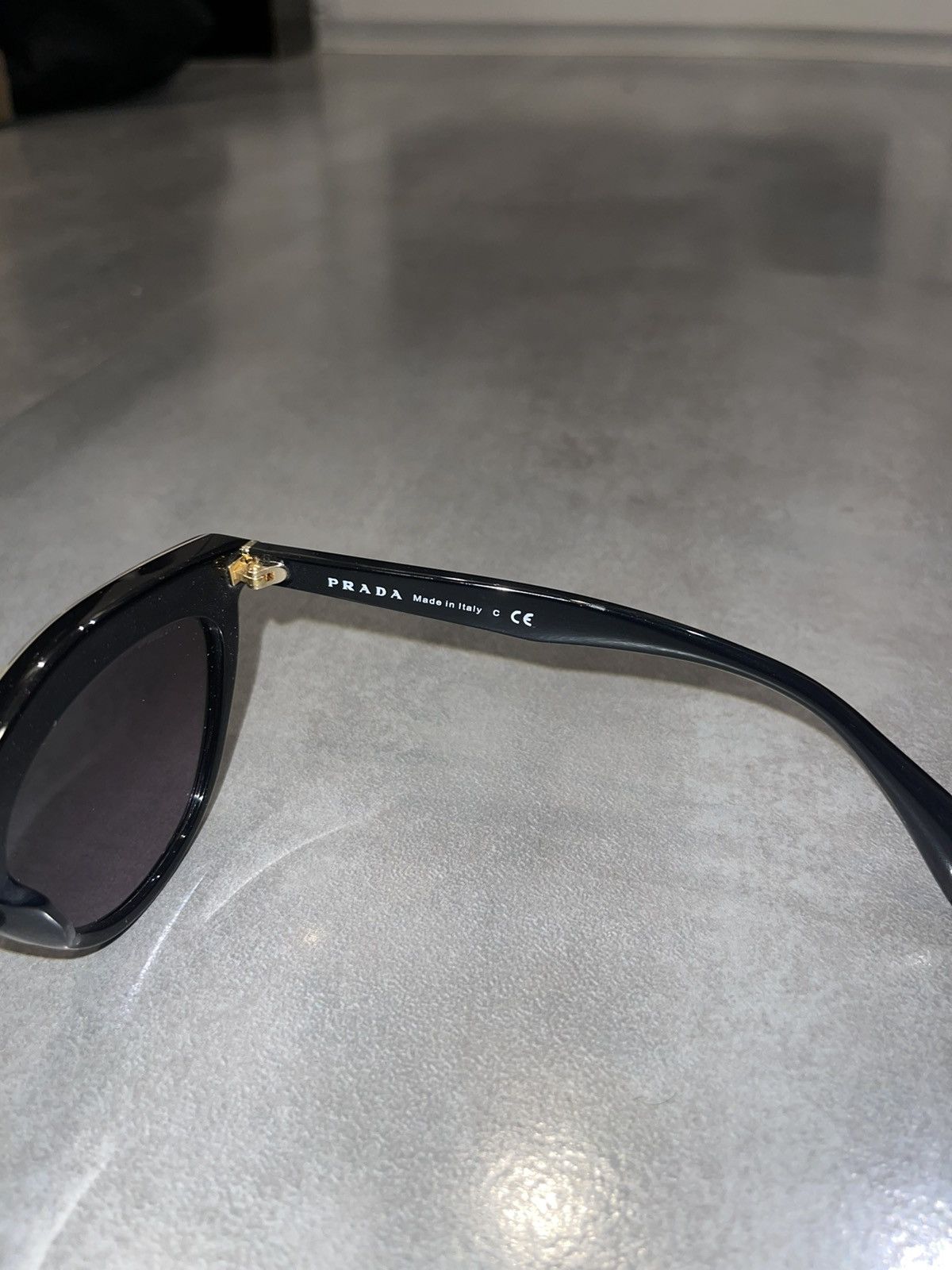Prada Prada SPR04P MA5-5F1 Black Crystal Sunglasses Size ONE SIZE - 13 Thumbnail