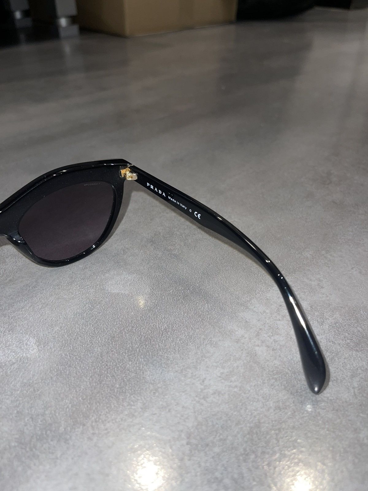 Prada Prada SPR04P MA5-5F1 Black Crystal Sunglasses Size ONE SIZE - 12 Thumbnail