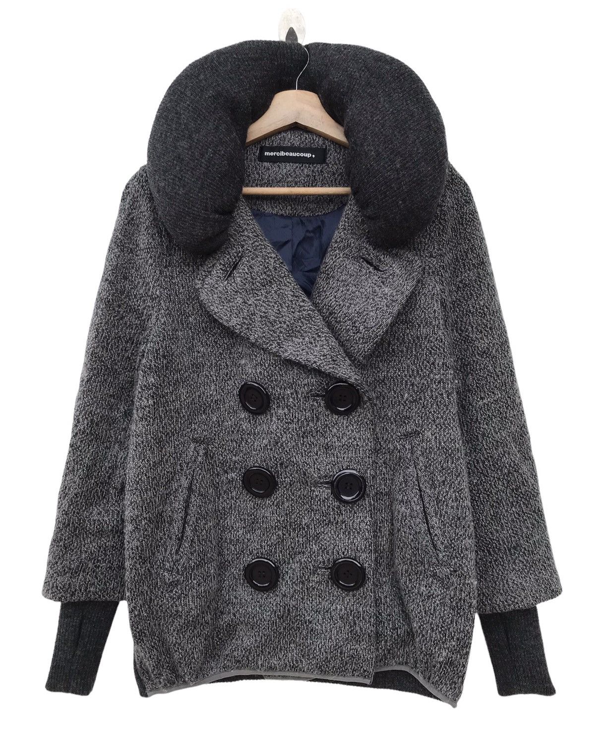 Issey Miyake DESIGNER MERCIBEAUCOUP ISSEY MIYAKE DOUBLE BREASTED JACKET Size US M / EU 48-50 / 2 - 1 Thumbnail
