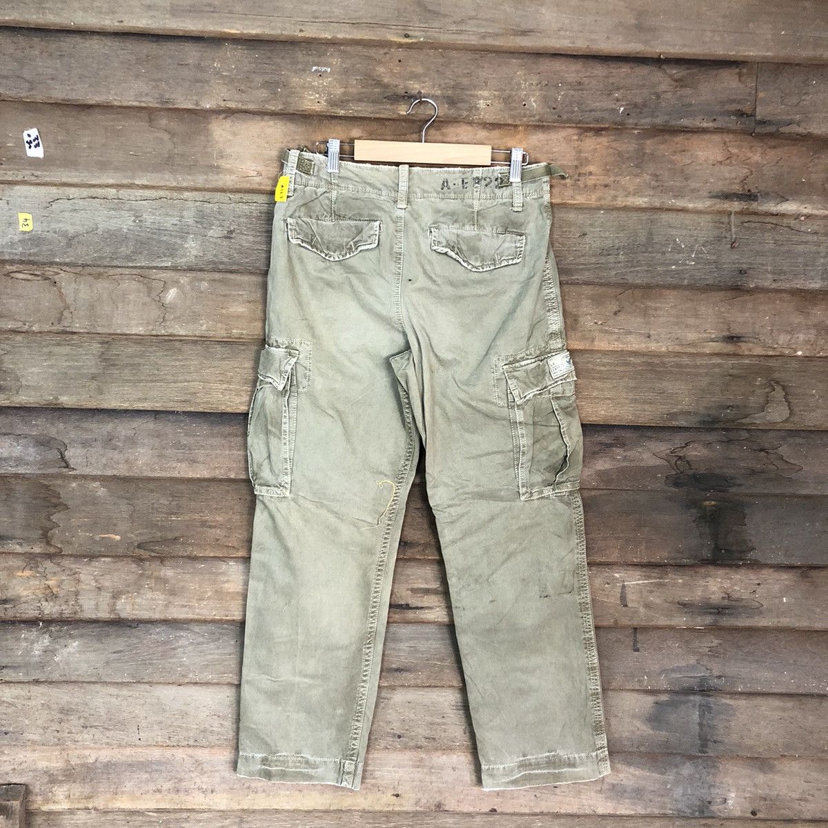 American Eagle Outfitters American Eagle Grey Multipocket Tactical Cargo Pants #A123 Size US 29 - 9 Thumbnail