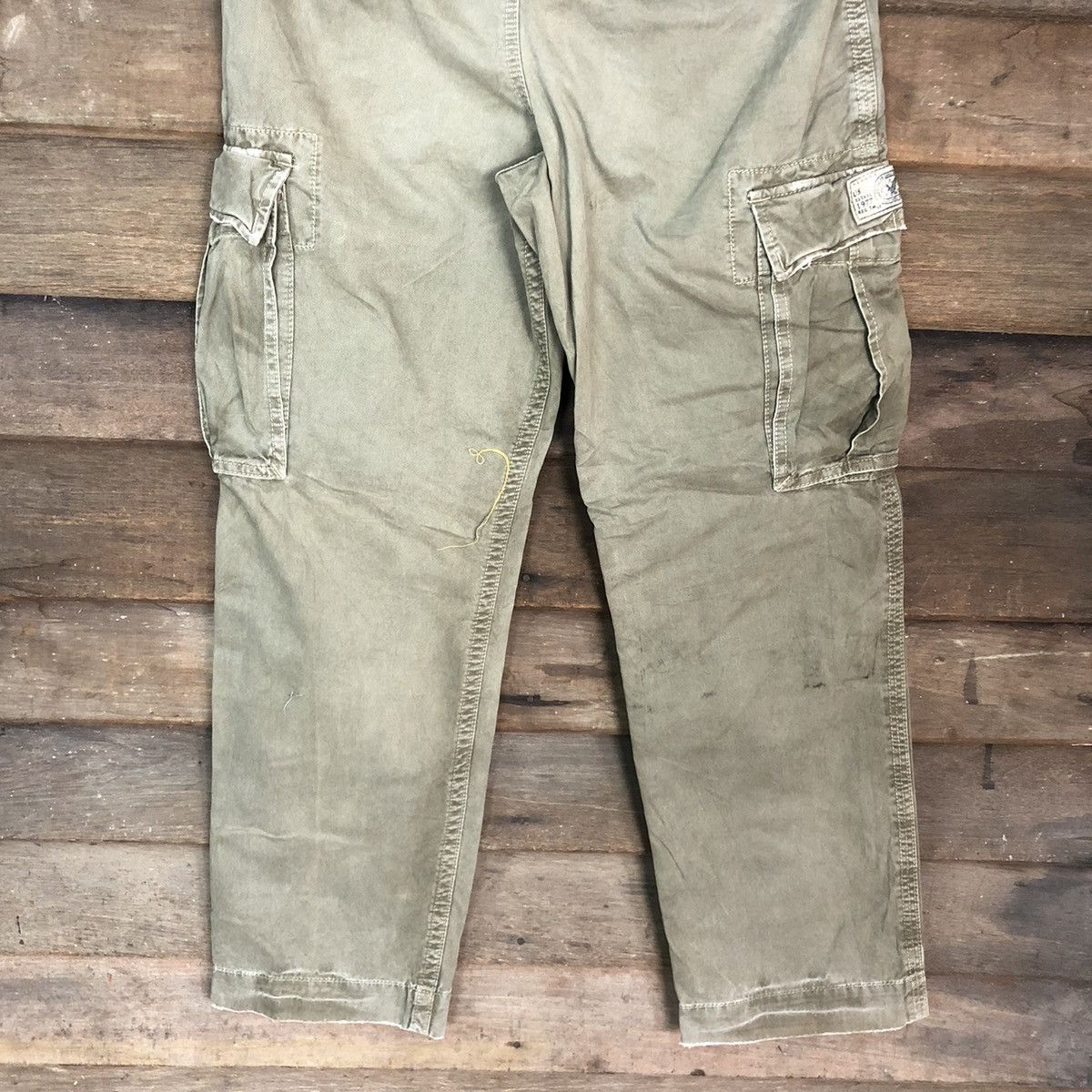 American Eagle Outfitters American Eagle Grey Multipocket Tactical Cargo Pants #A123 Size US 29 - 11 Thumbnail