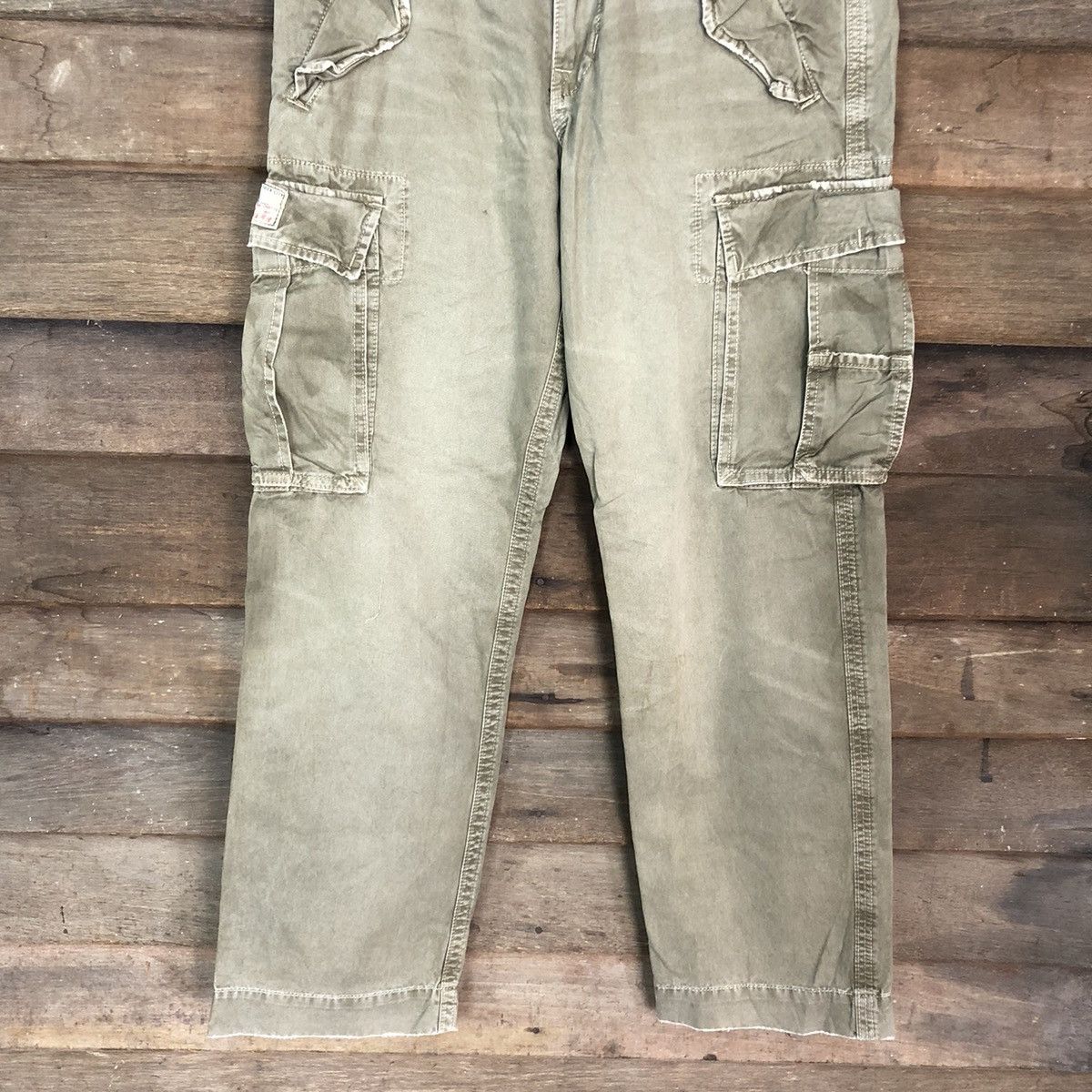 American Eagle Outfitters American Eagle Grey Multipocket Tactical Cargo Pants #A123 Size US 29 - 3 Thumbnail