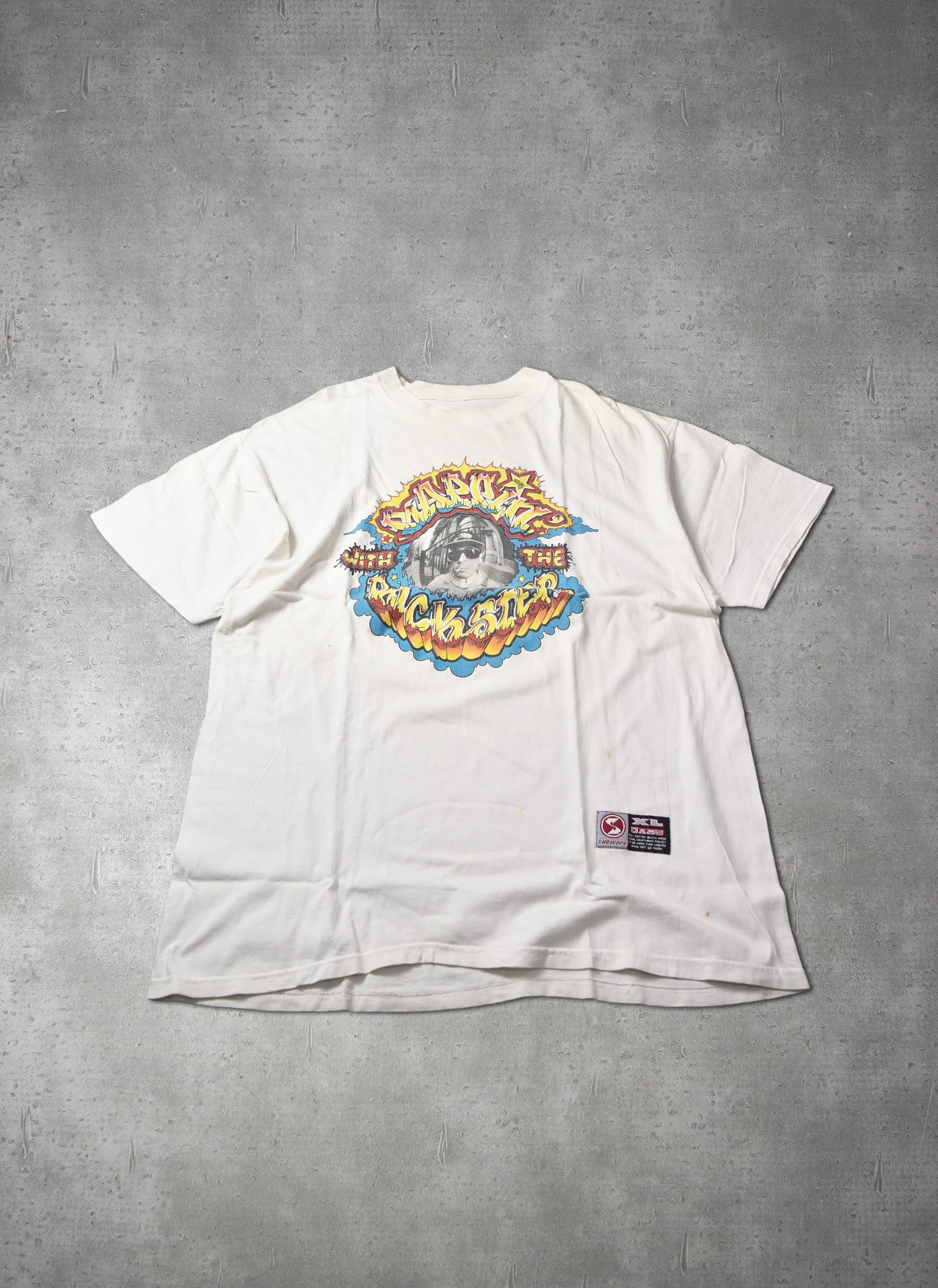 Japanese Brand graphic t-shirt tee 29372 - 877 75 Size US XL / EU 56 / 4 - 1 Thumbnail