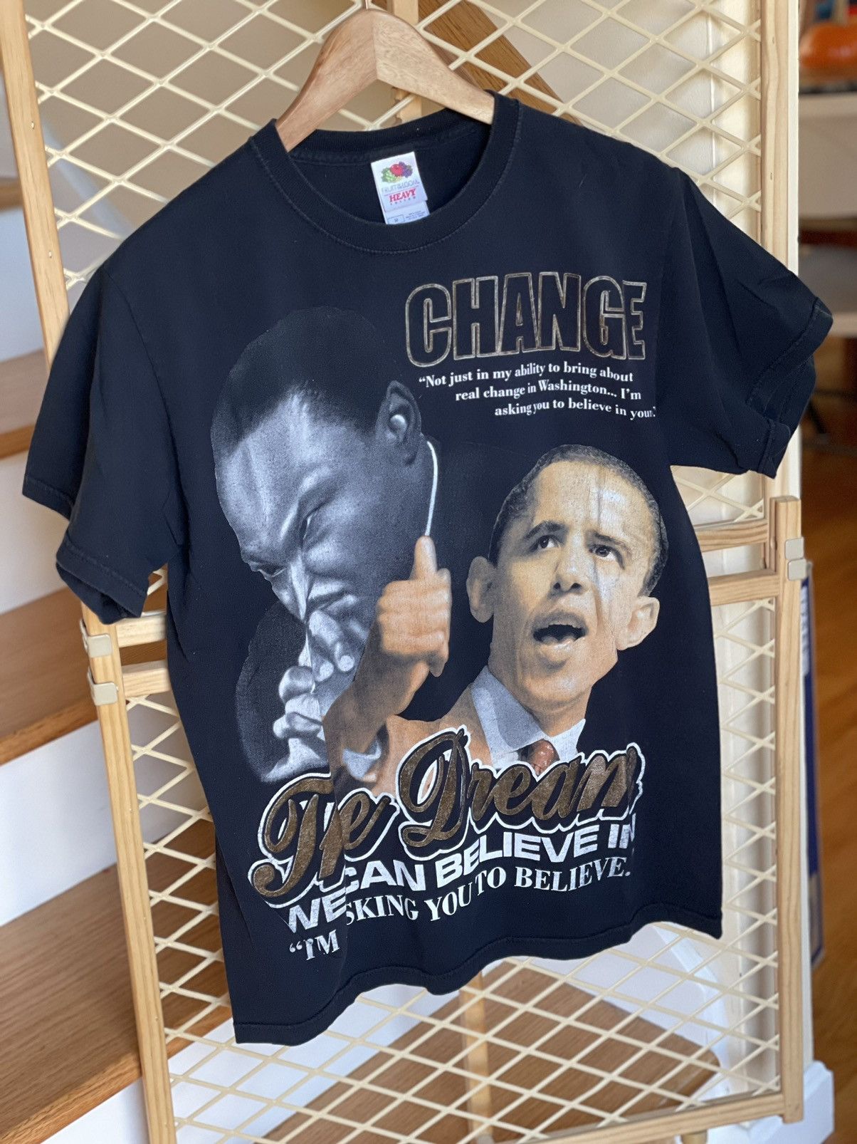 Vintage y2k MLK jr and Obama campaign Black History tee Size US M / EU 48-50 / 2 - 6 Preview