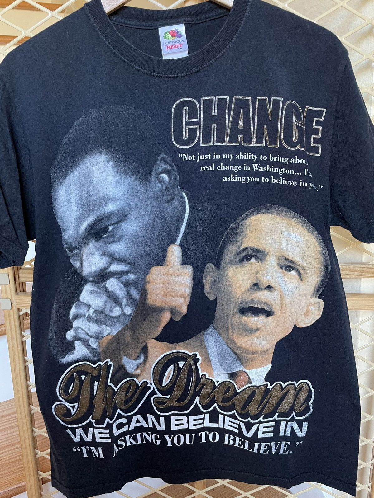 Vintage y2k MLK jr and Obama campaign Black History tee Size US M / EU 48-50 / 2 - 5 Thumbnail