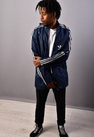 Adidas × Vintage 80s Vintage Jacket Windbreaker, rick owens, cav empt Size US XL / EU 56 / 4 - 2 Thumbnail