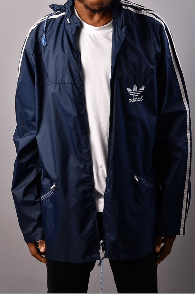 image of Adidas x Vintage 80's Vintage Jacket Windbreaker, Rick Owens, Cav Empt, Men's (Size XL)