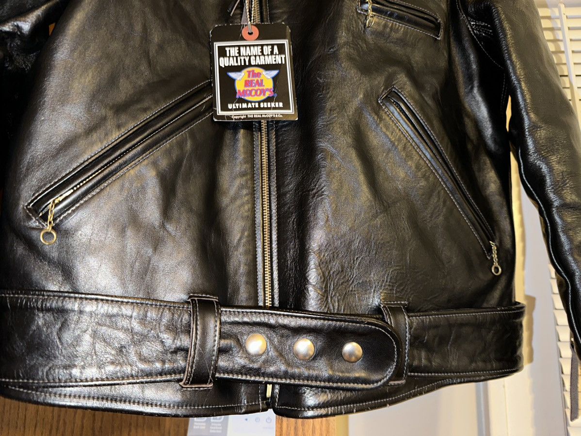 The Real McCoy's Buco JH-1 Horsehide Leather Jacket Size US M / EU 48-50 / 2 - 2 Thumbnail