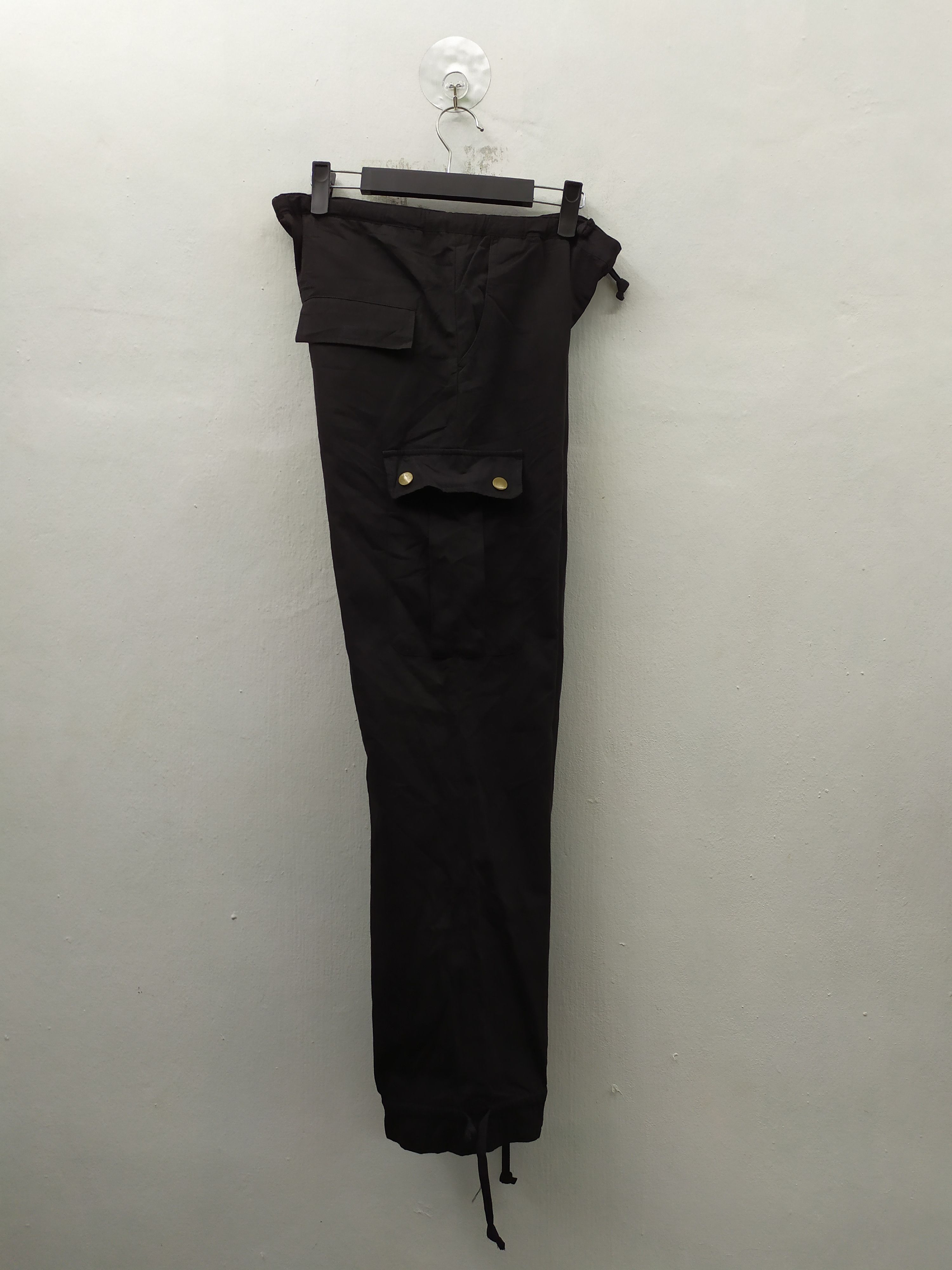 Japanese Brand TRIPLE YUND BLACK CARGO PANTS/TACTICAL PANTS Size US 26 / EU 42 - 12 Thumbnail